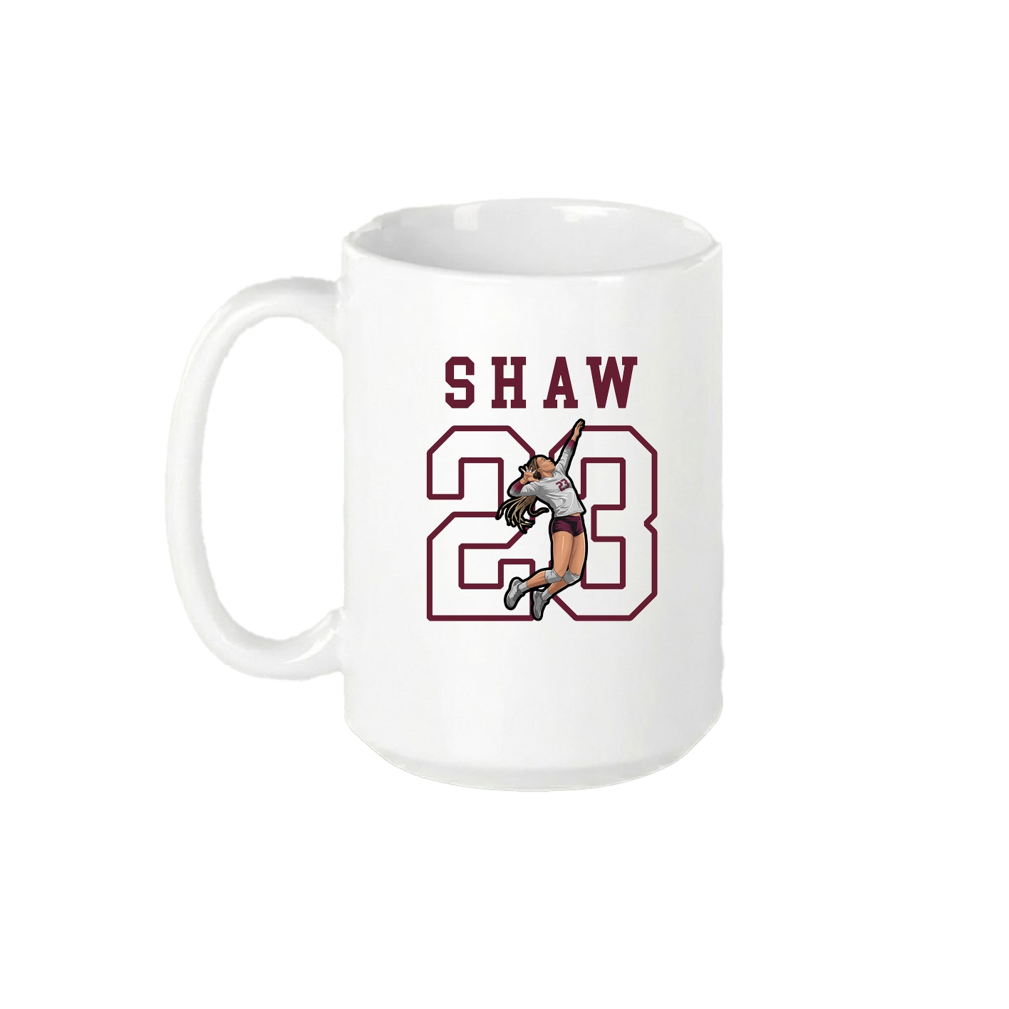 15oz Coffee Mug — Shirsey in White