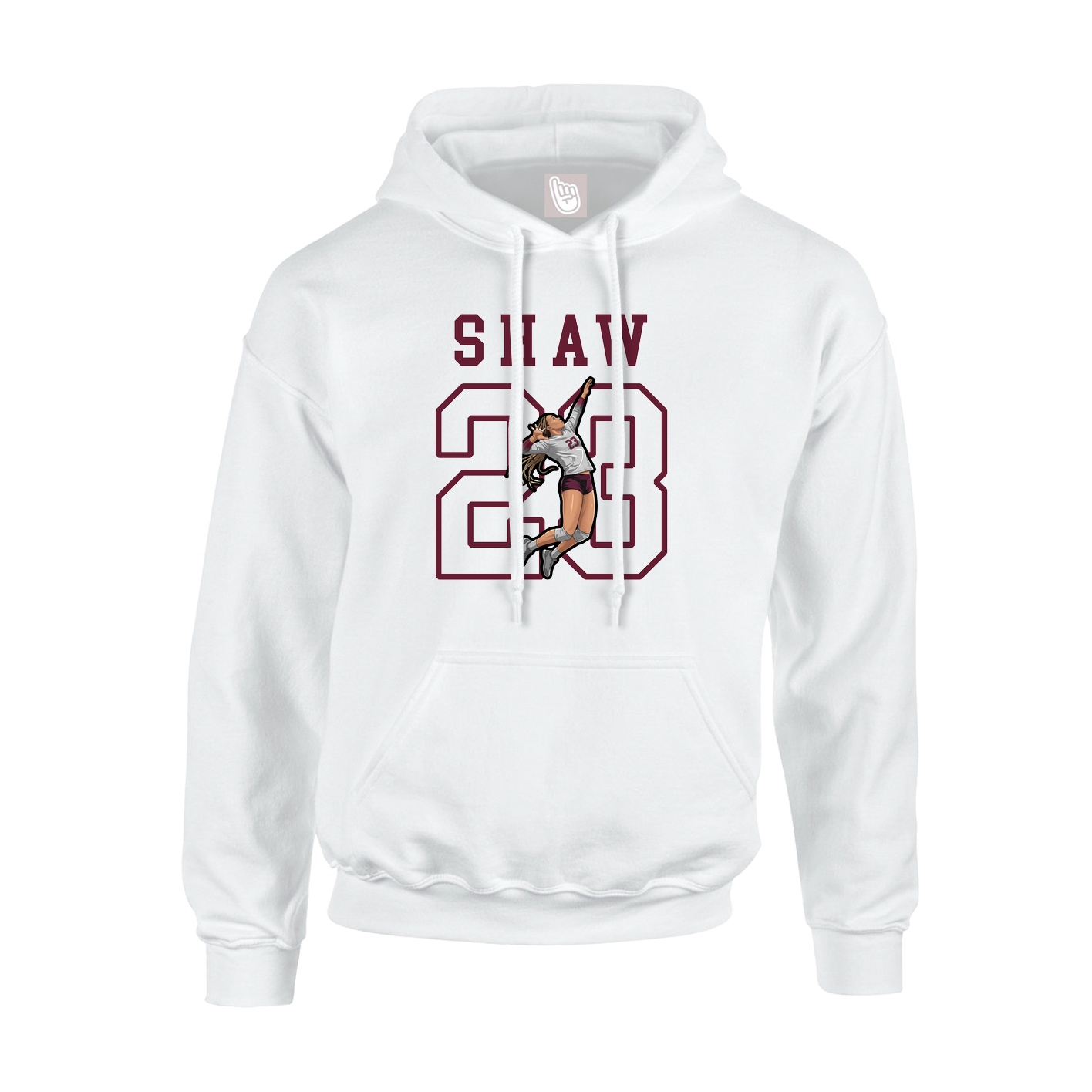Youth Hoodie — Shirsey in White