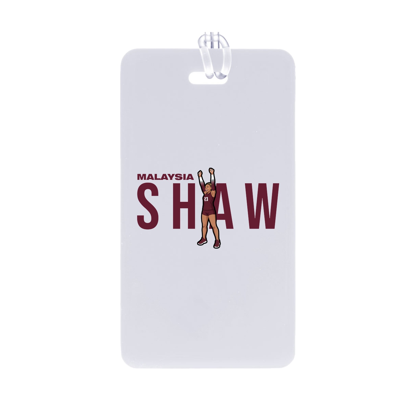 Bag Tag — Player Name in Classic