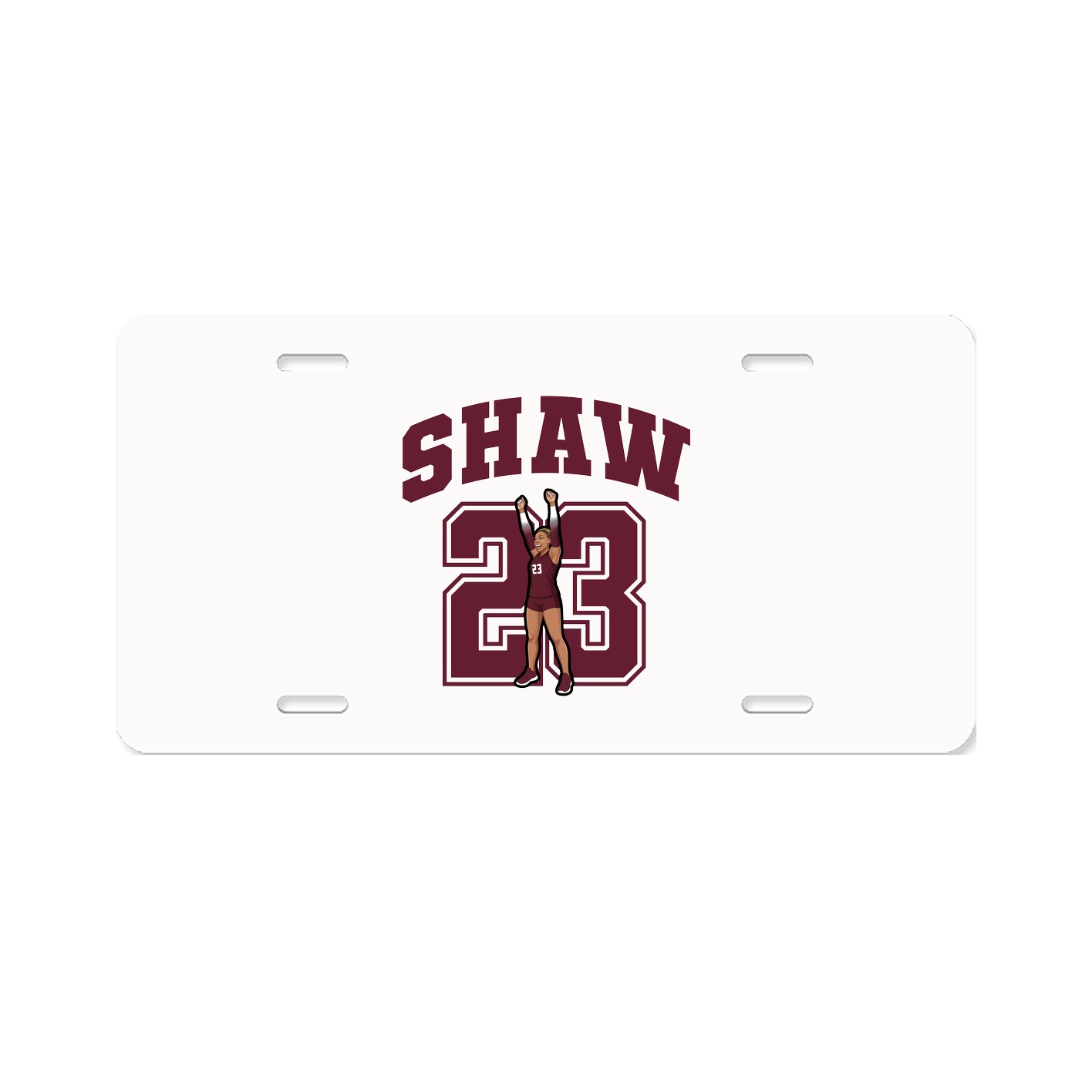 License Plate — Number in Classic