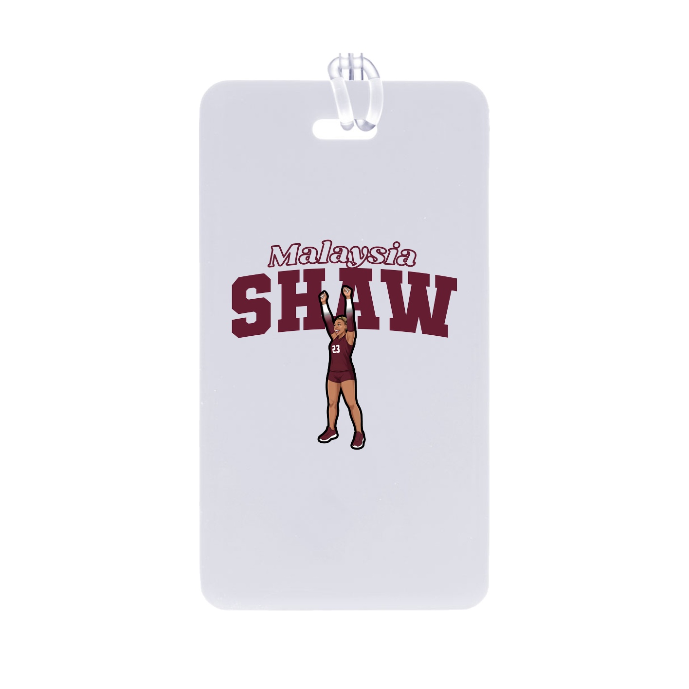 Bag Tag — Name Arch in Classic