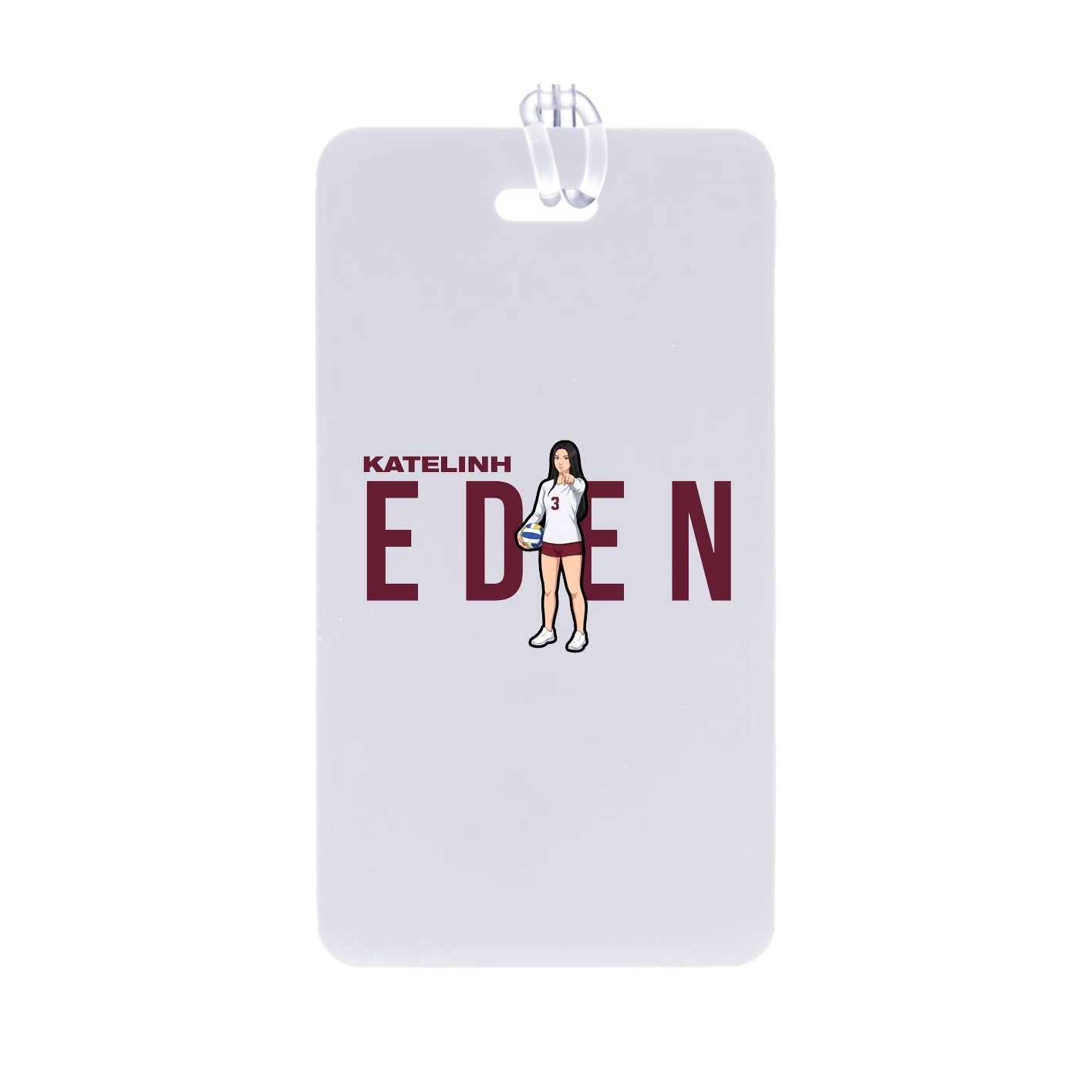 Bag Tag — Player Name in Classic