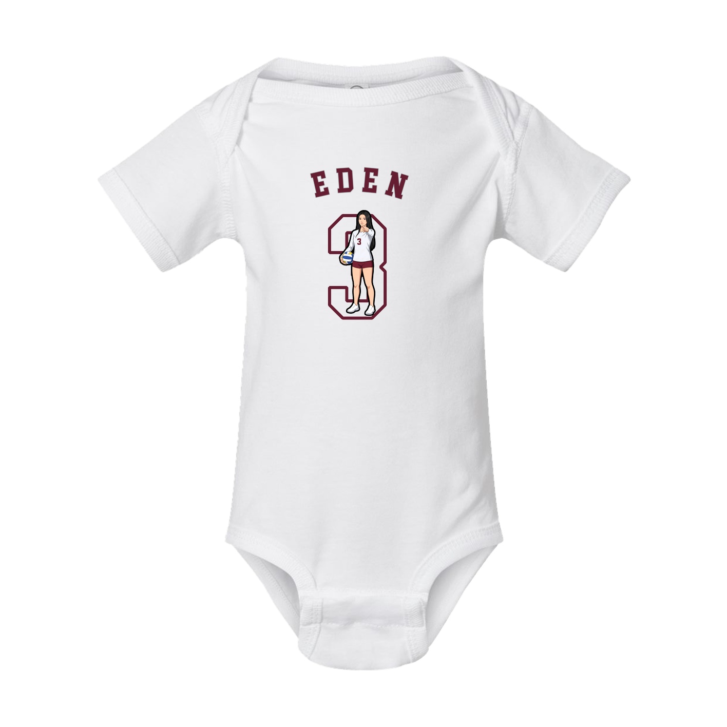 Baby Onesie — Shirsey Arch in White