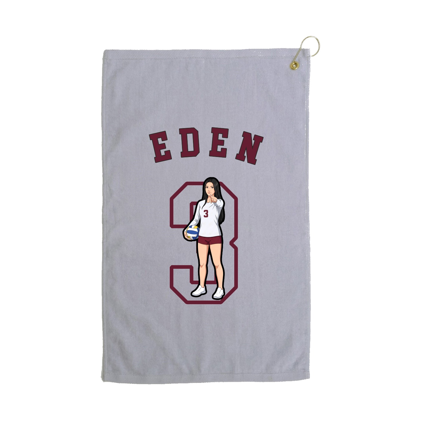 Golf Towel — Shirsey Arch in Grey