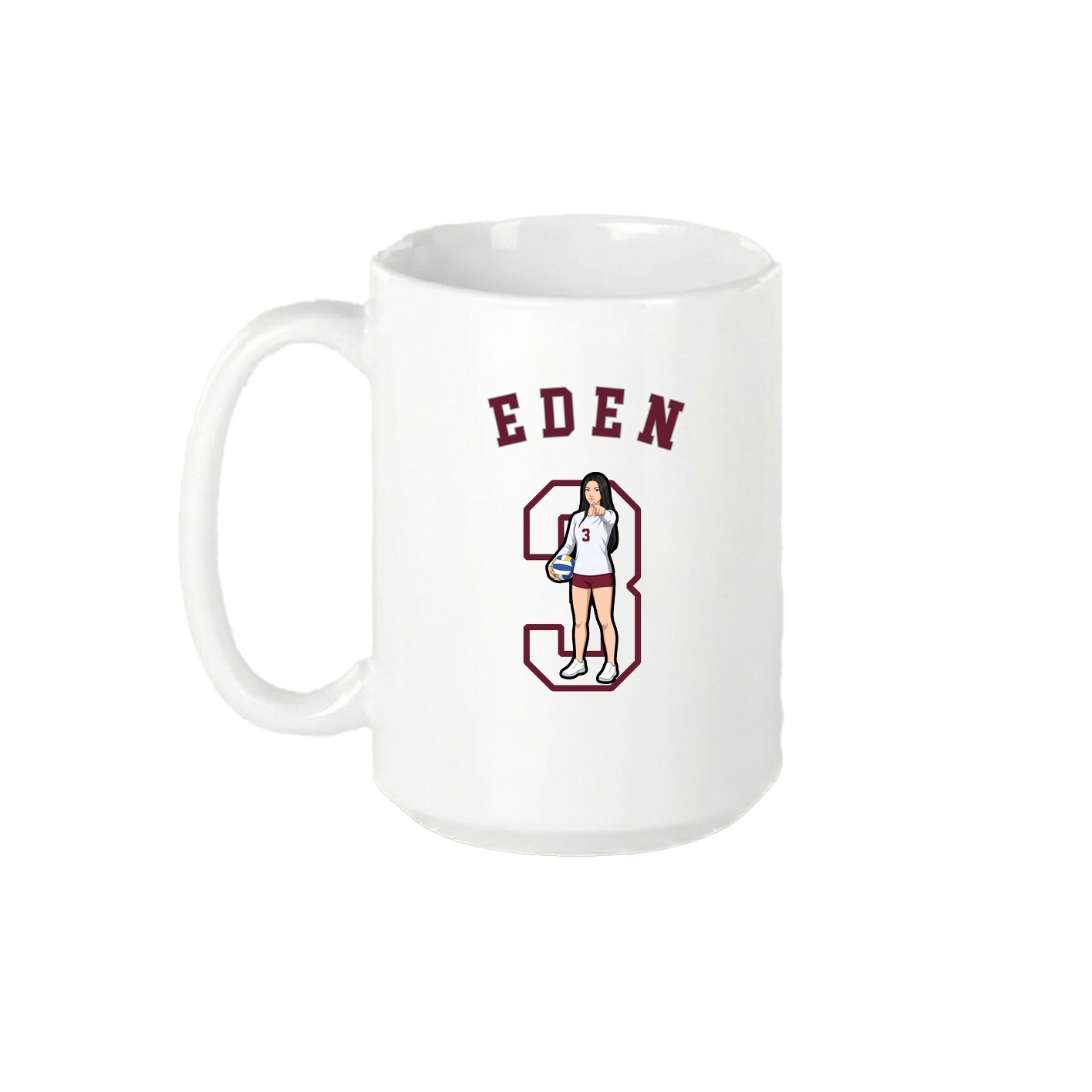 15oz Coffee Mug — Shirsey Arch in White