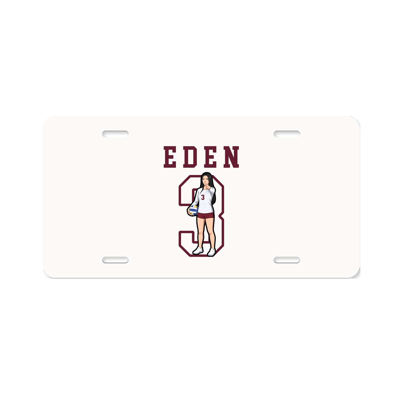 License Plate — Shirsey in Classic