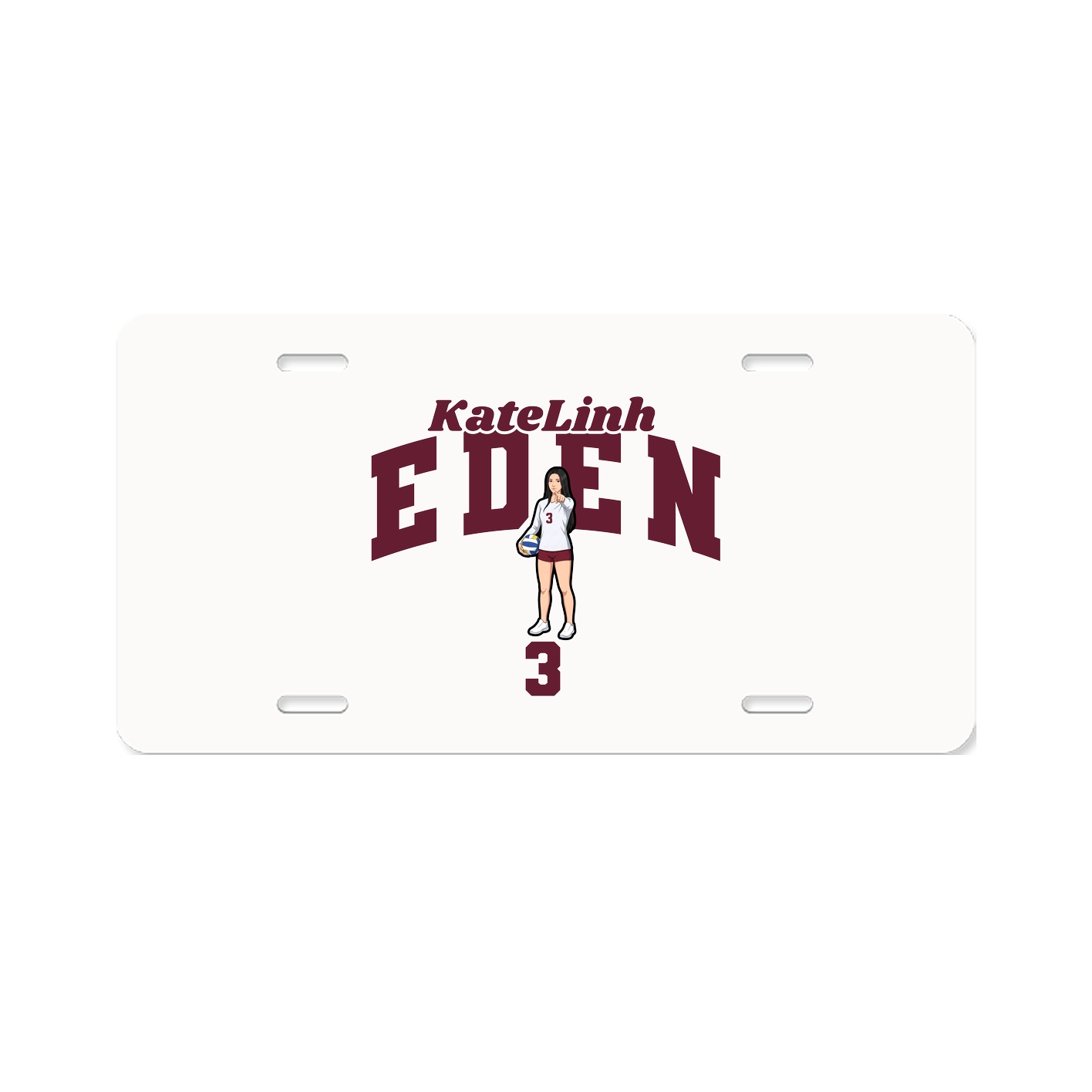 License Plate — Signature Arch in Classic
