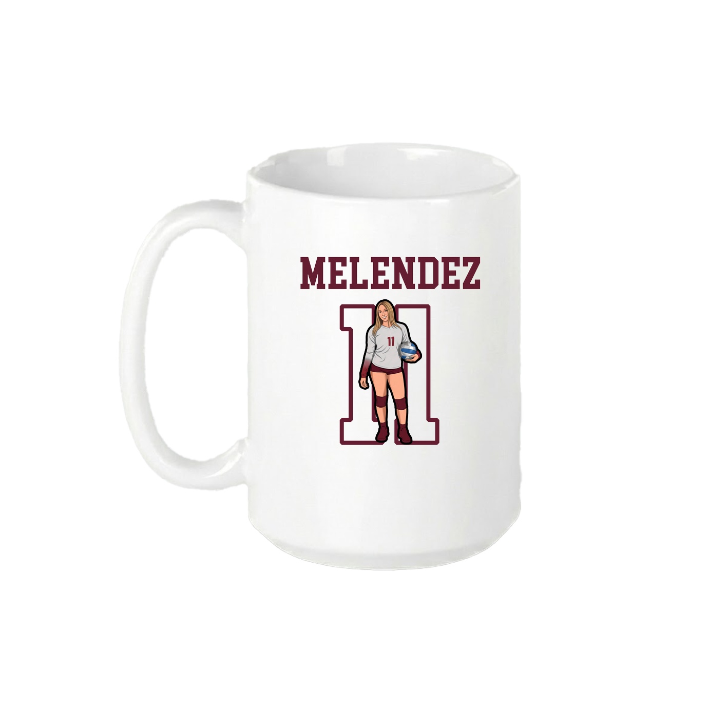 15oz Coffee Mug — Shirsey in White