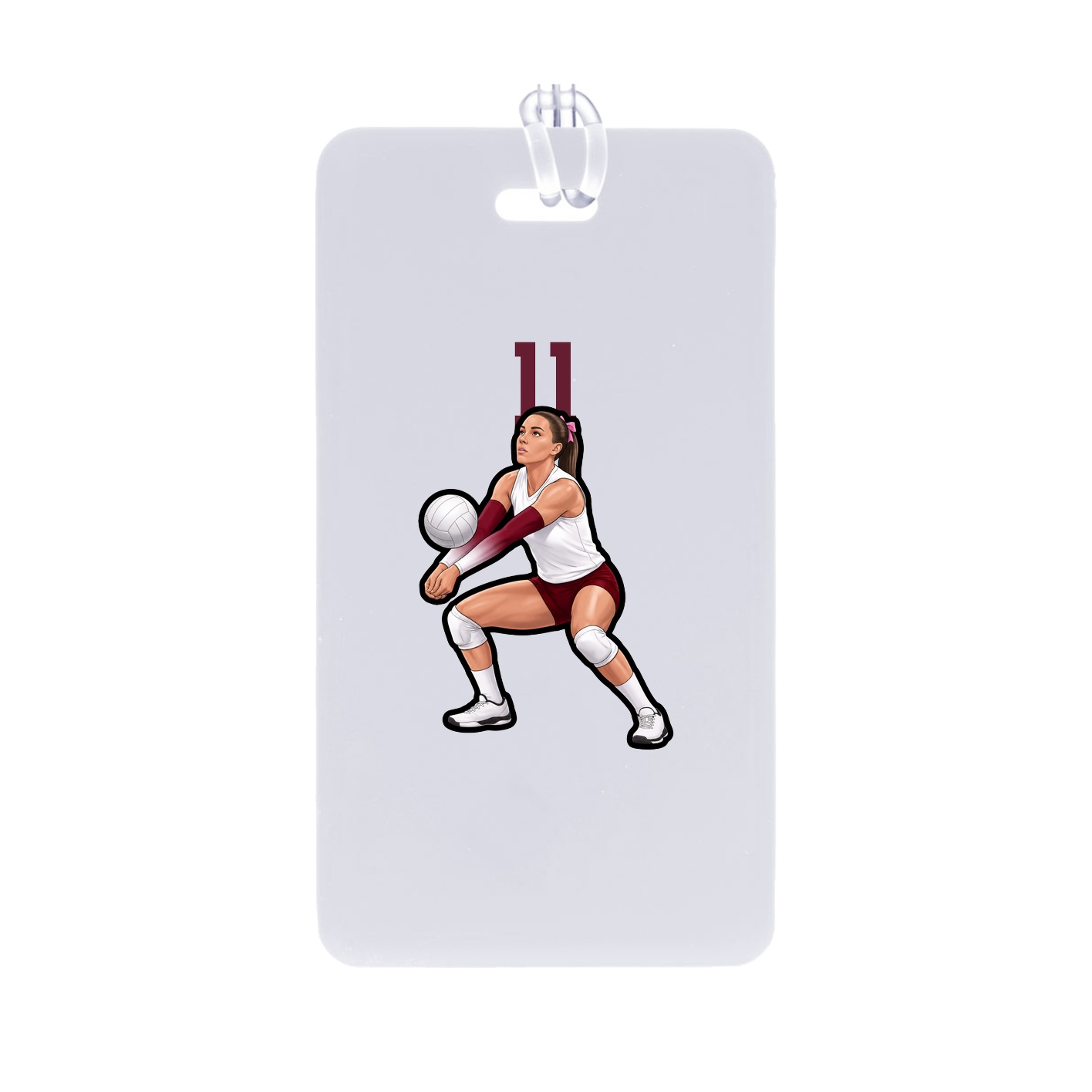 Bag Tag — Number Top in Classic