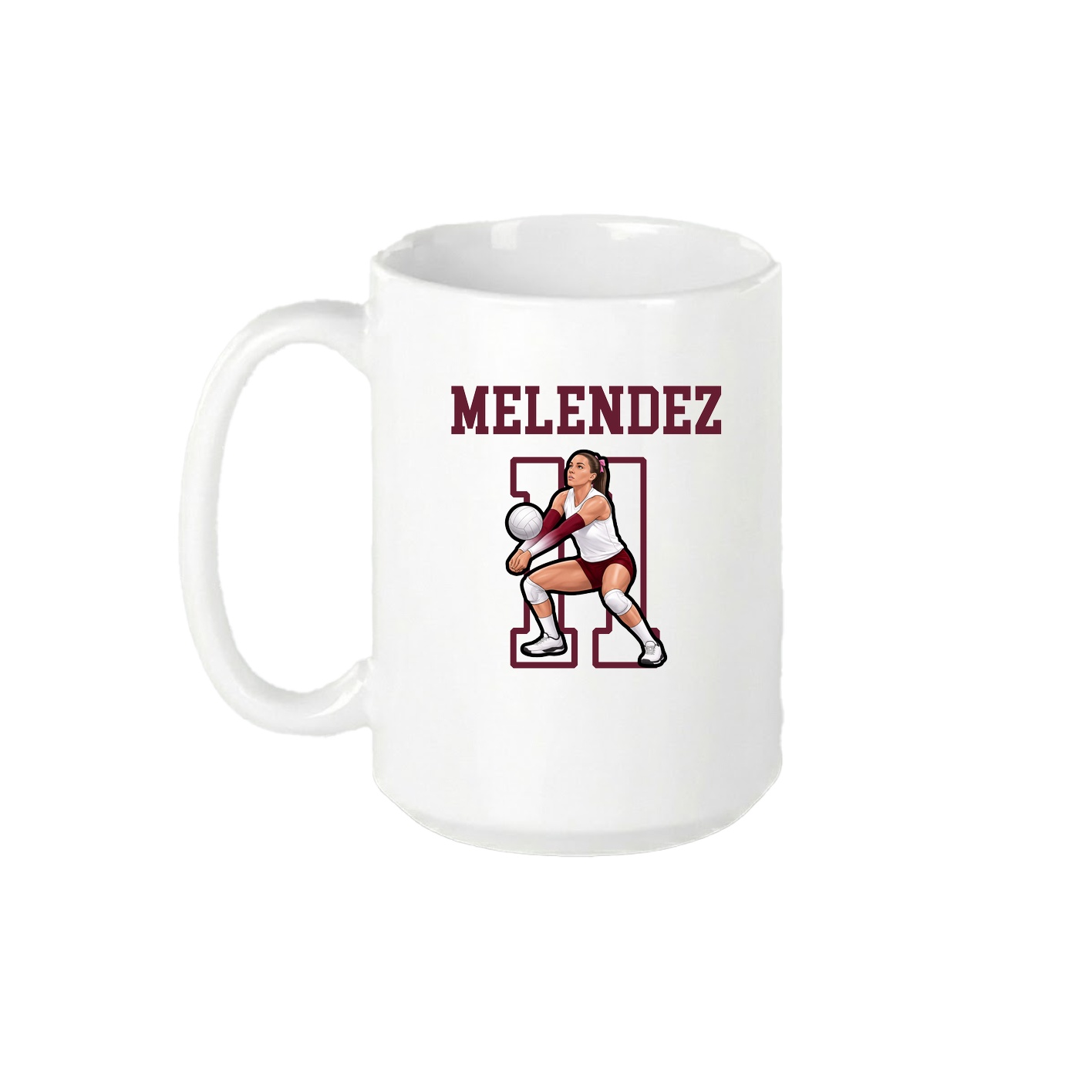 15oz Coffee Mug — Shirsey in White