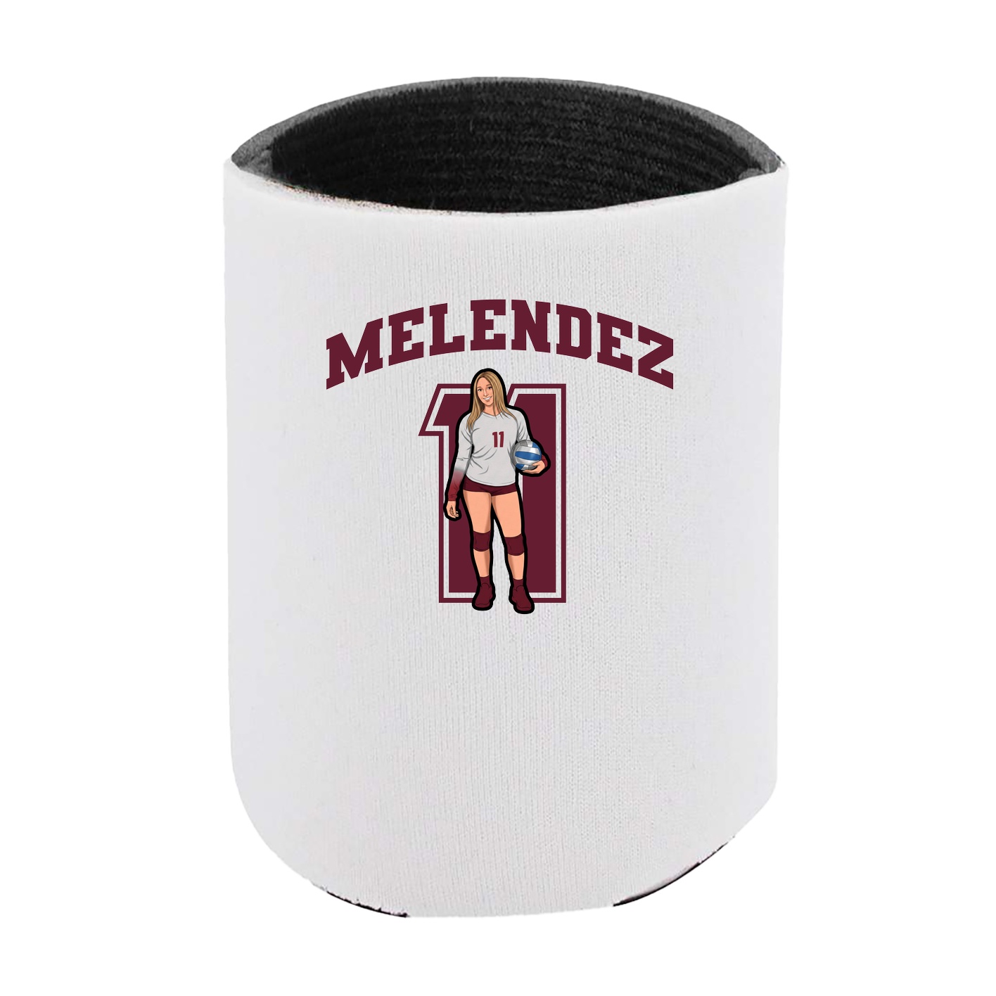 Can Holder — Number in White