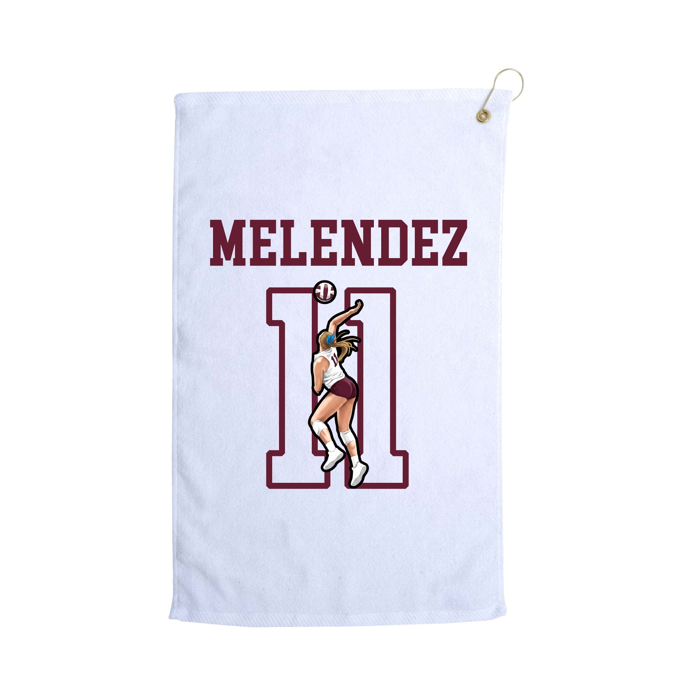 Golf Towel — Shirsey in White