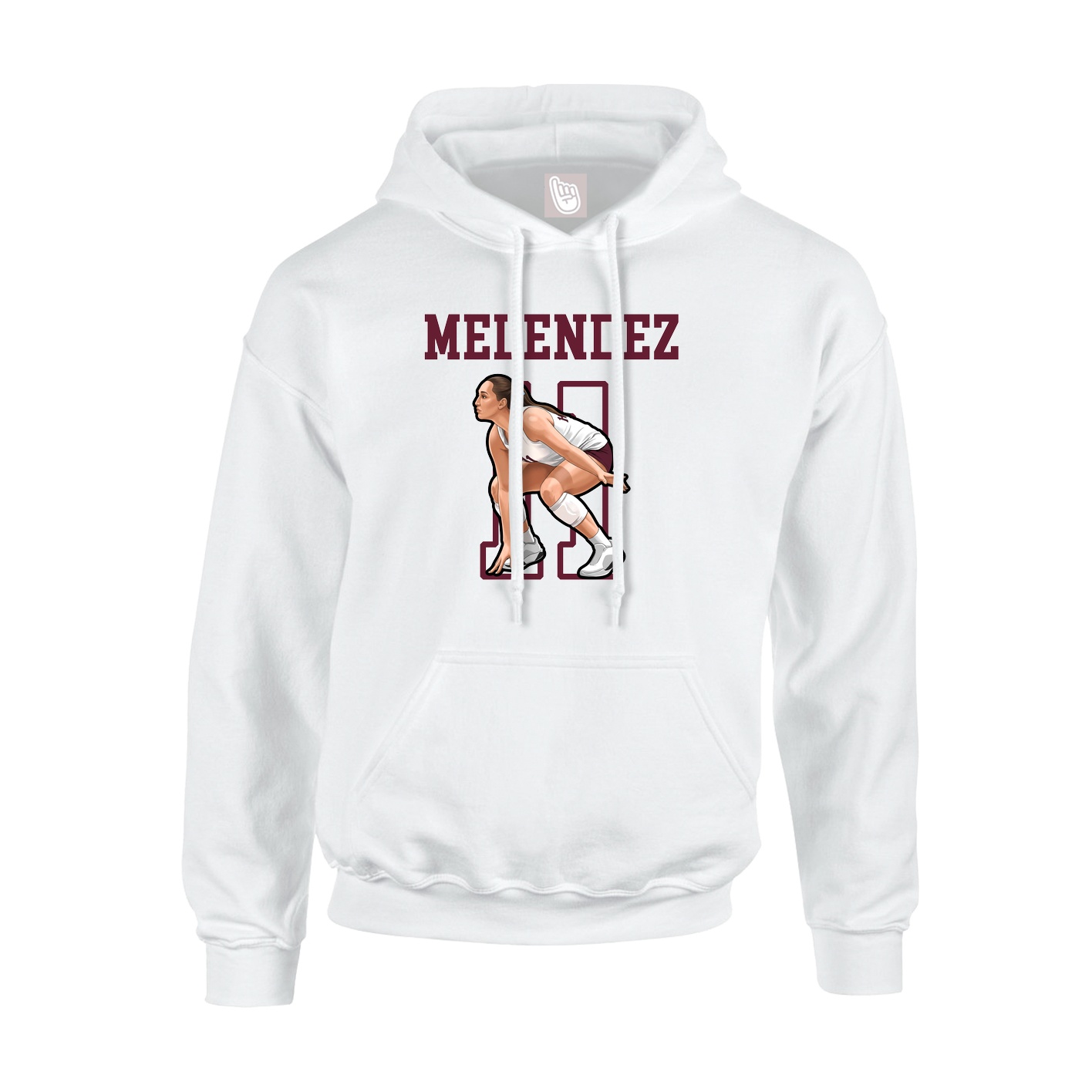 Hoodie — Shirsey in White