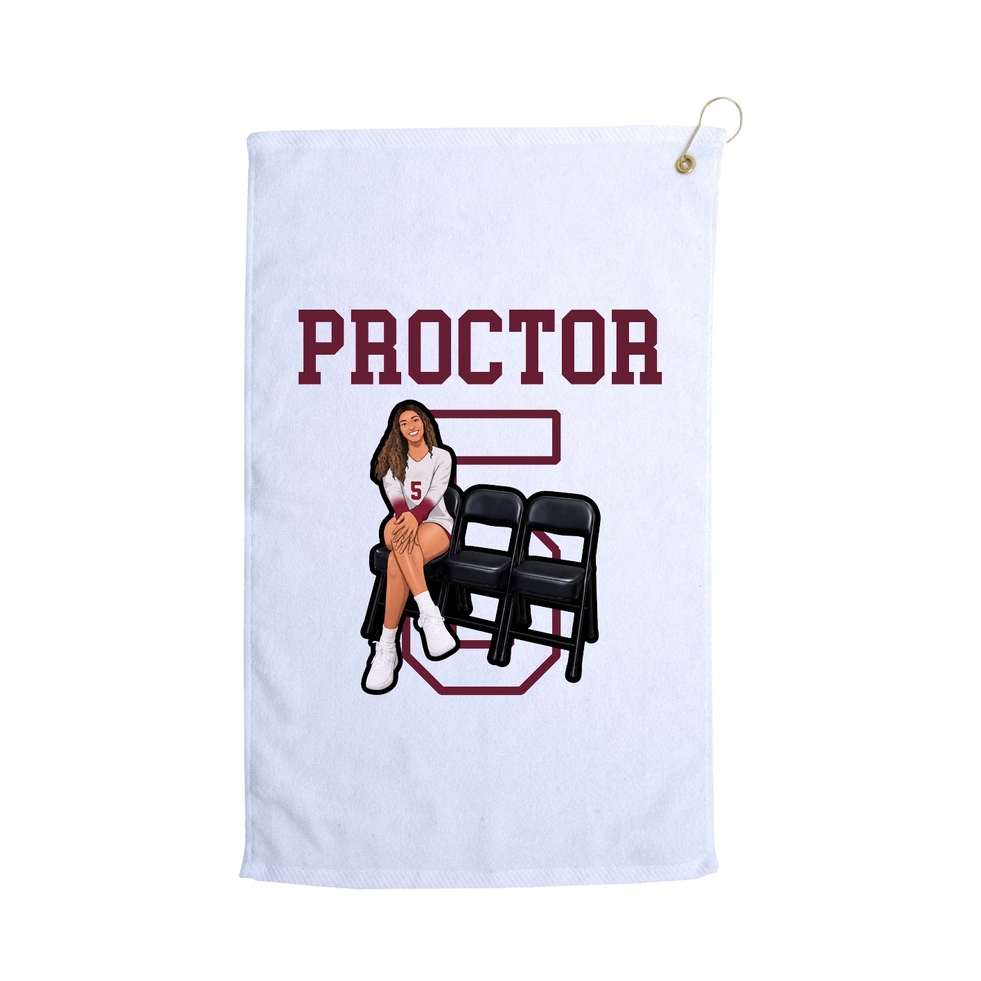 Golf Towel — Shirsey in White