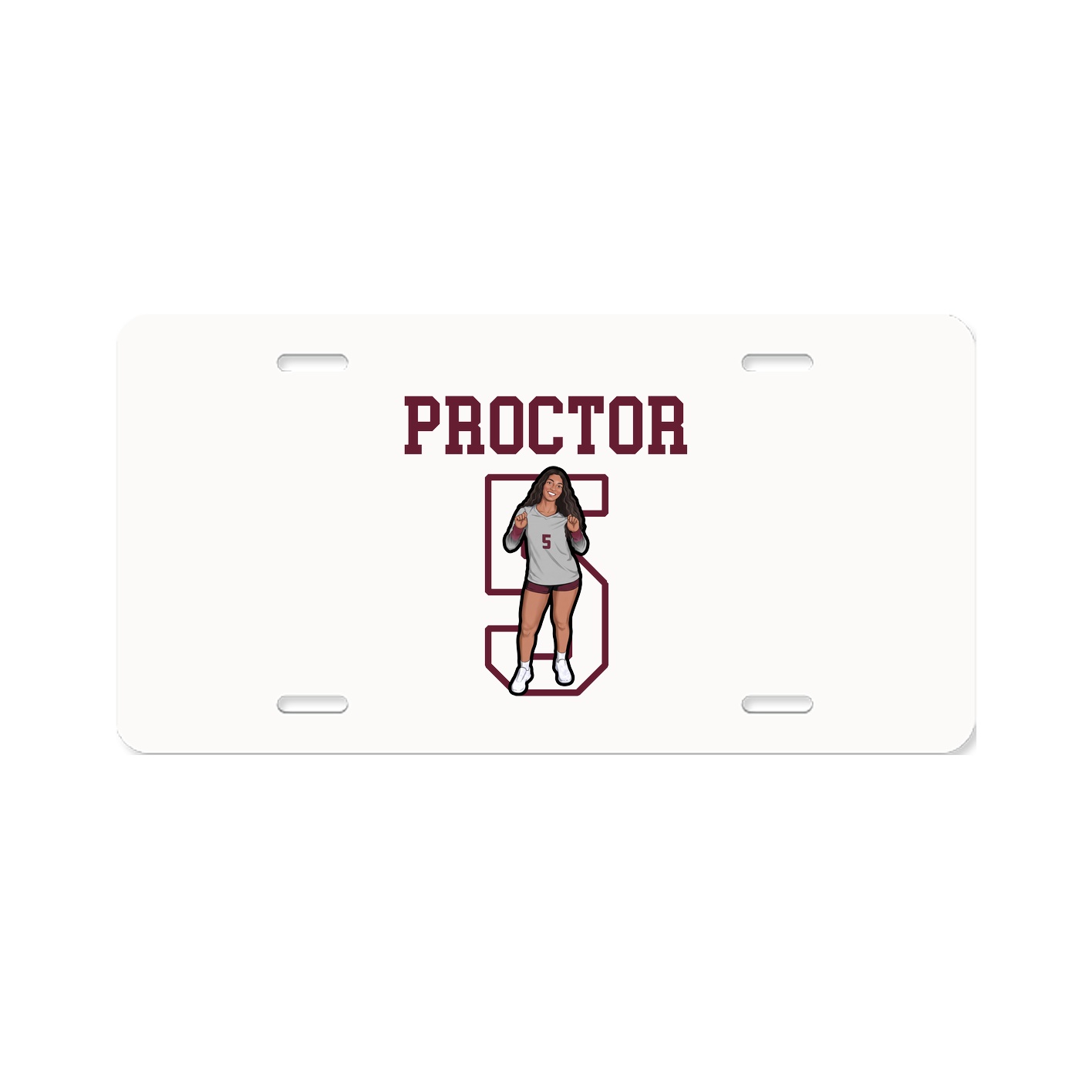 License Plate — Shirsey in Classic