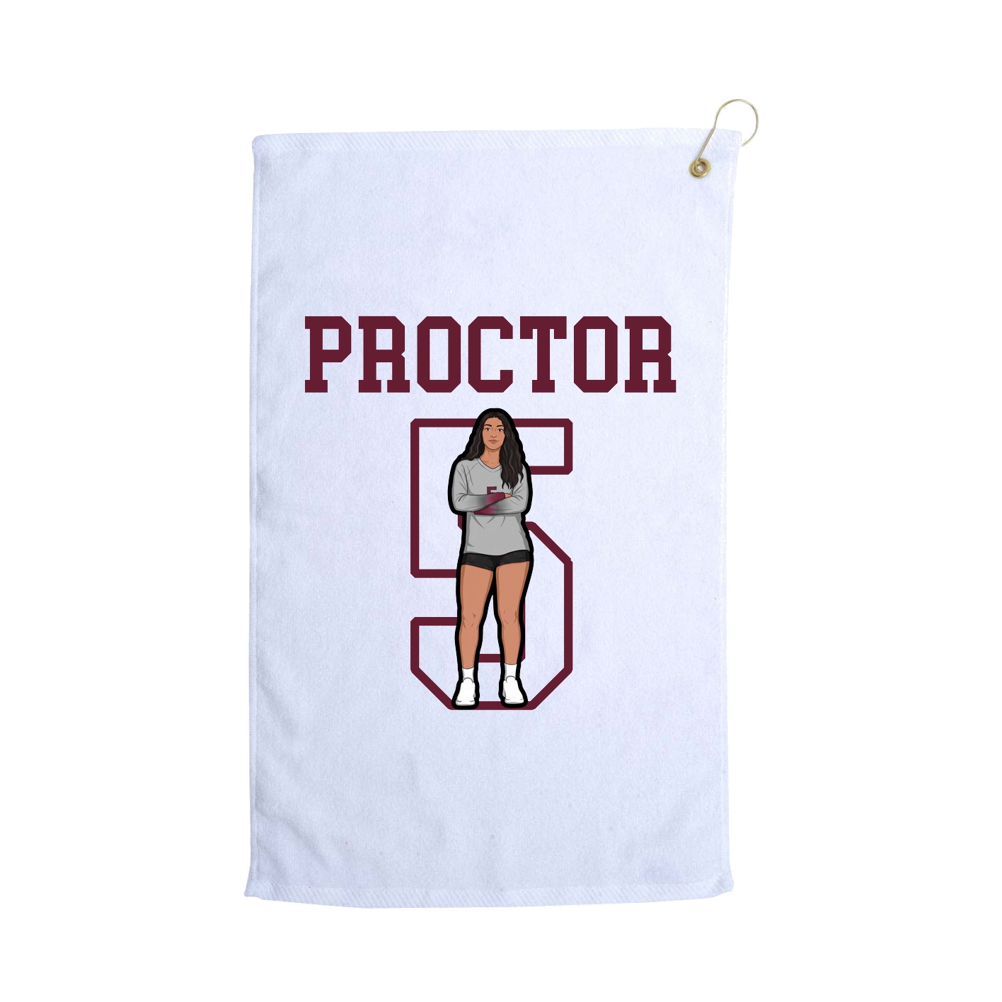 Golf Towel — Shirsey in White