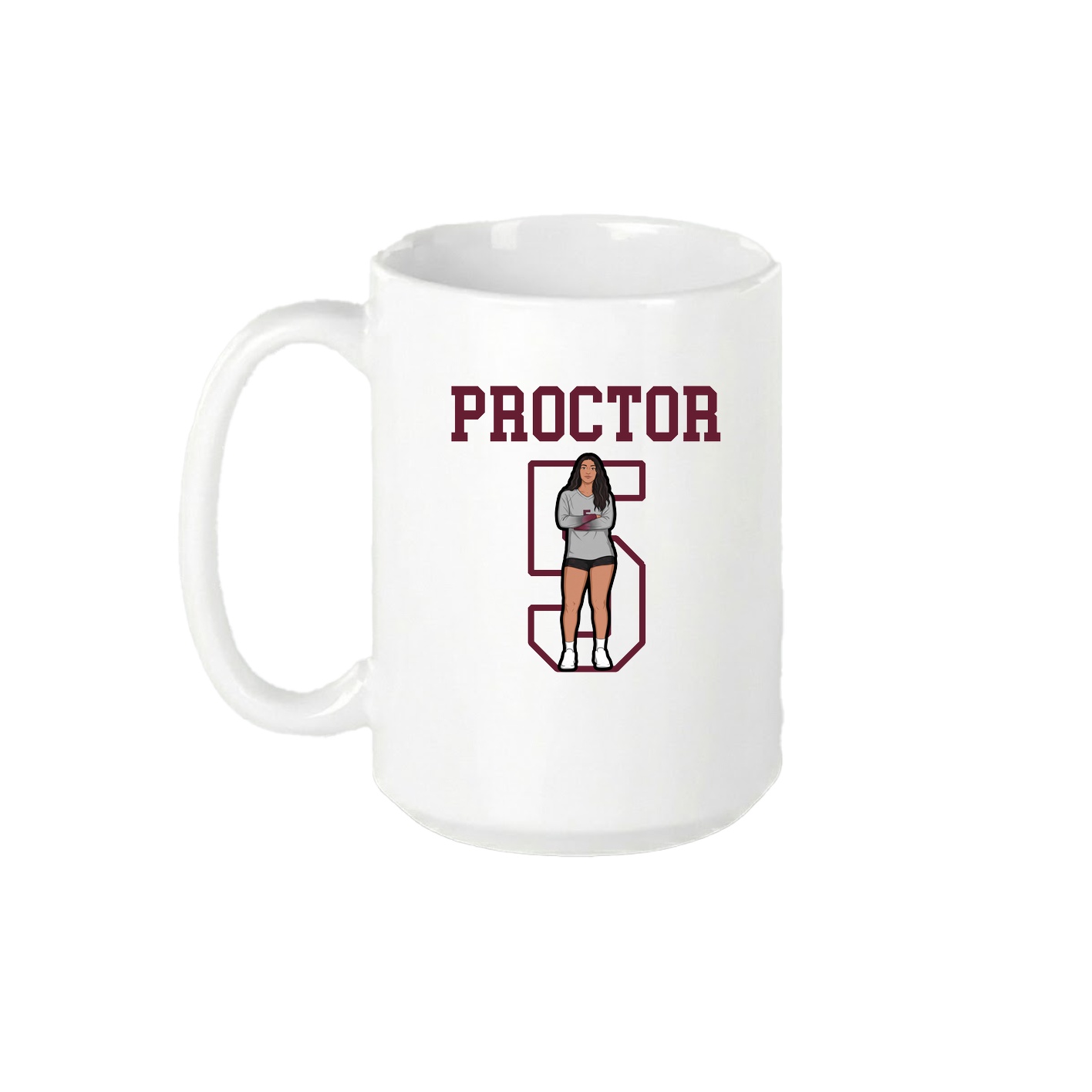 15oz Coffee Mug — Shirsey in White