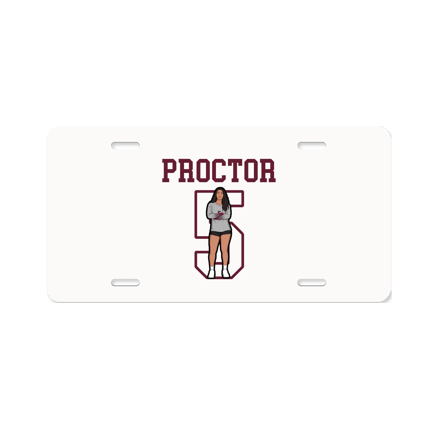 License Plate — Shirsey in Classic
