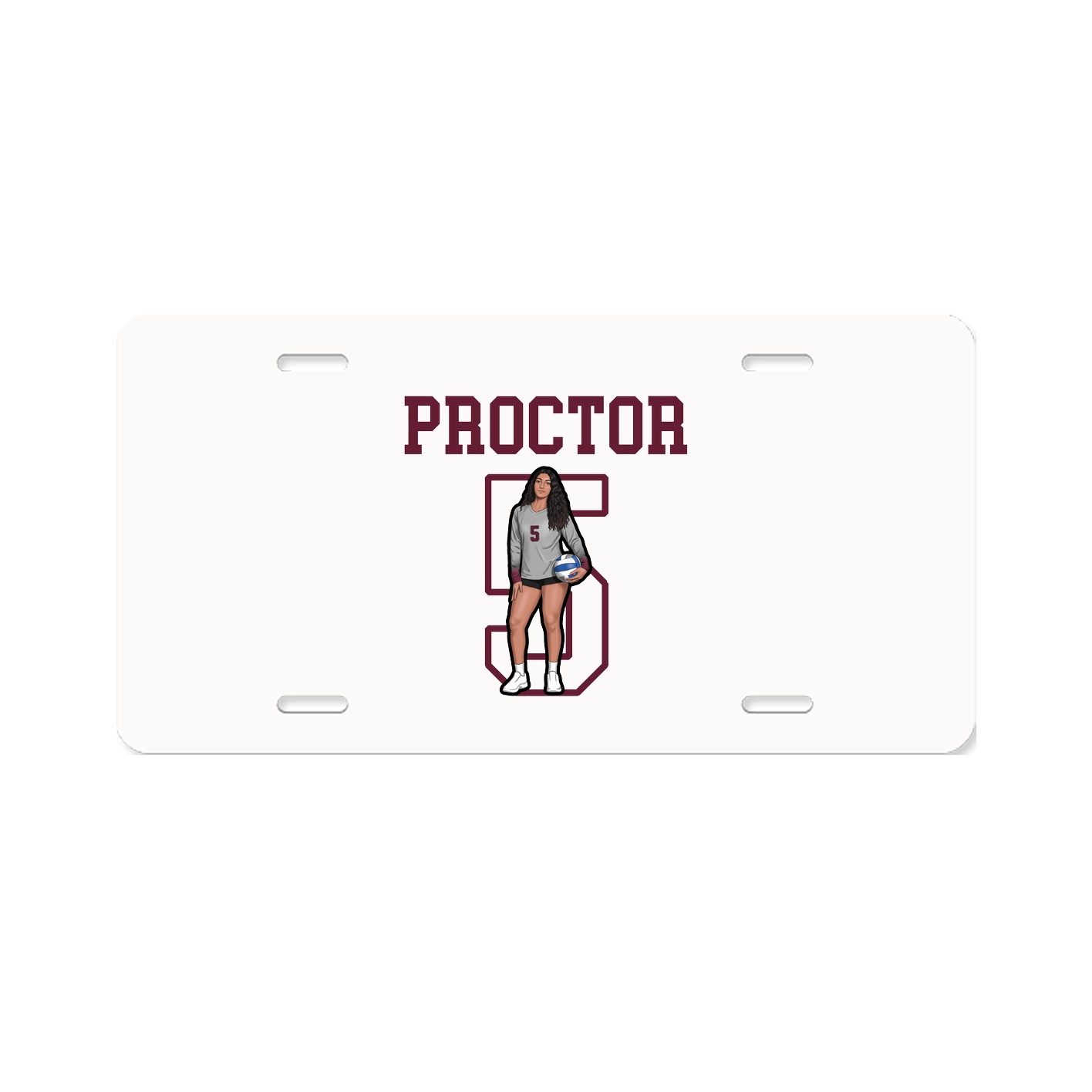License Plate — Shirsey in Classic