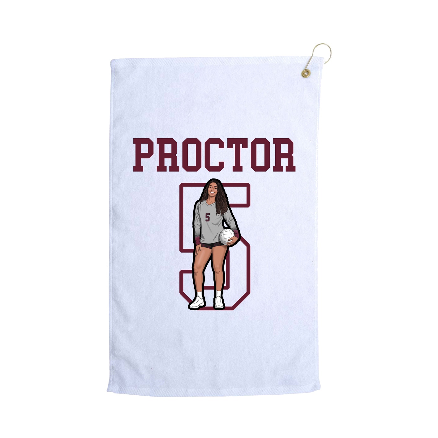 Golf Towel — Shirsey in White