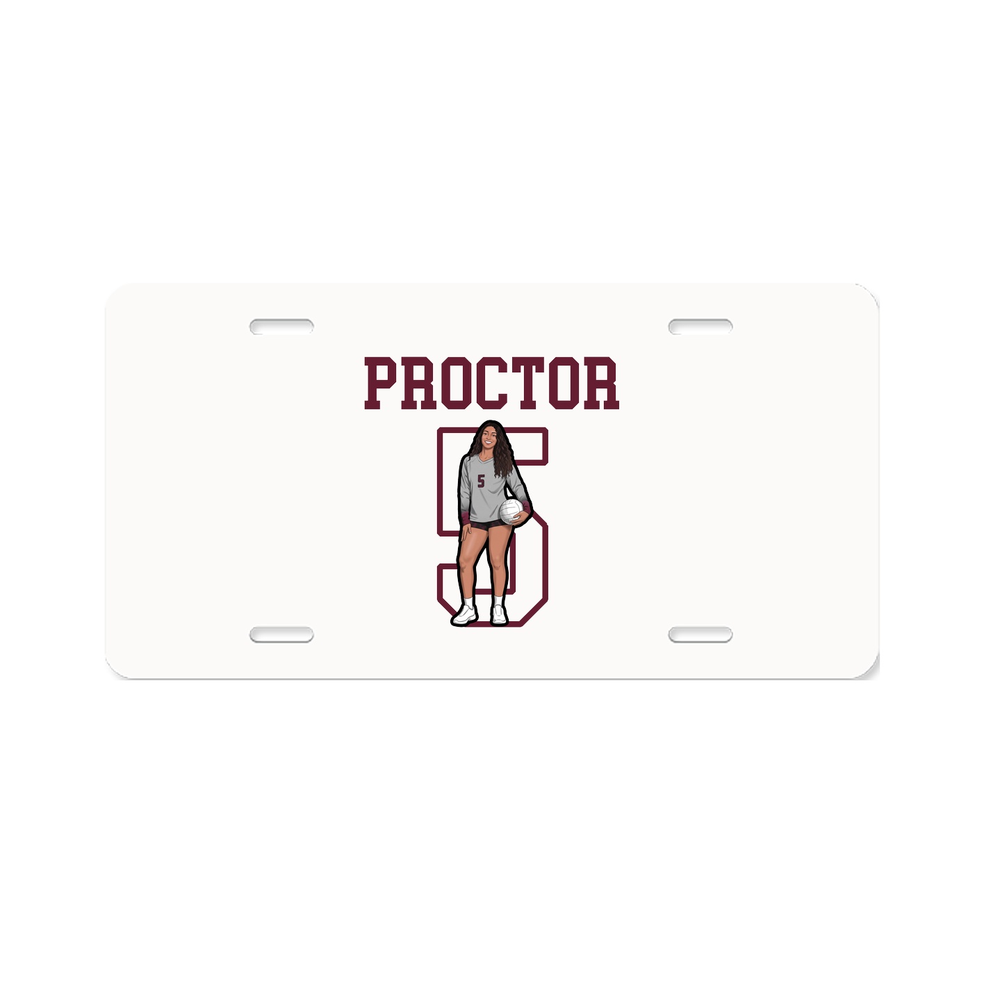 License Plate — Shirsey in Classic