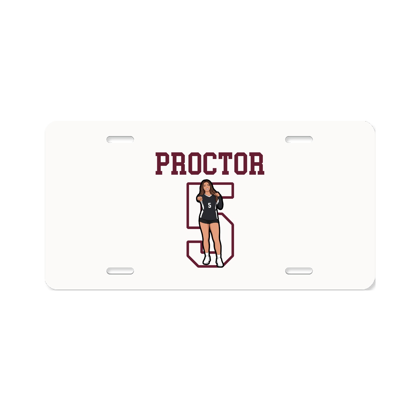 License Plate — Shirsey in Classic
