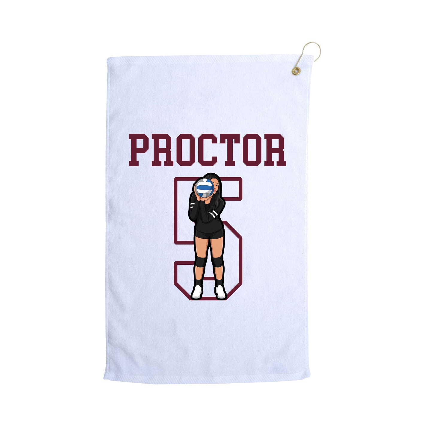 Golf Towel — Shirsey in White