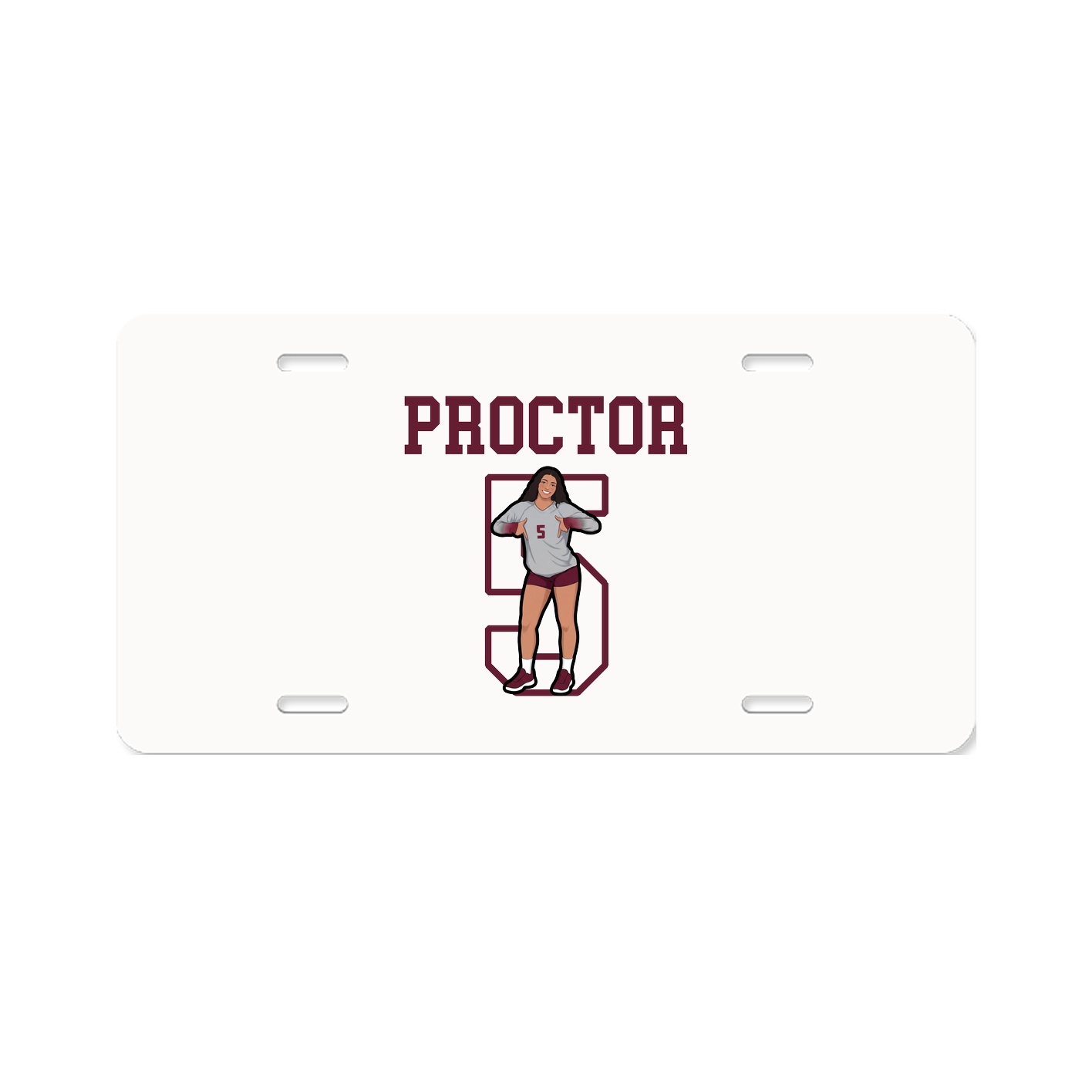 License Plate — Shirsey in Classic