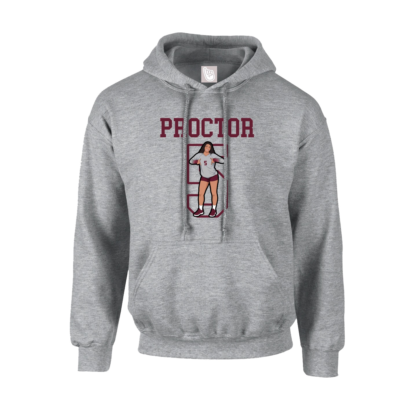 Youth Hoodie — Shirsey in Grey