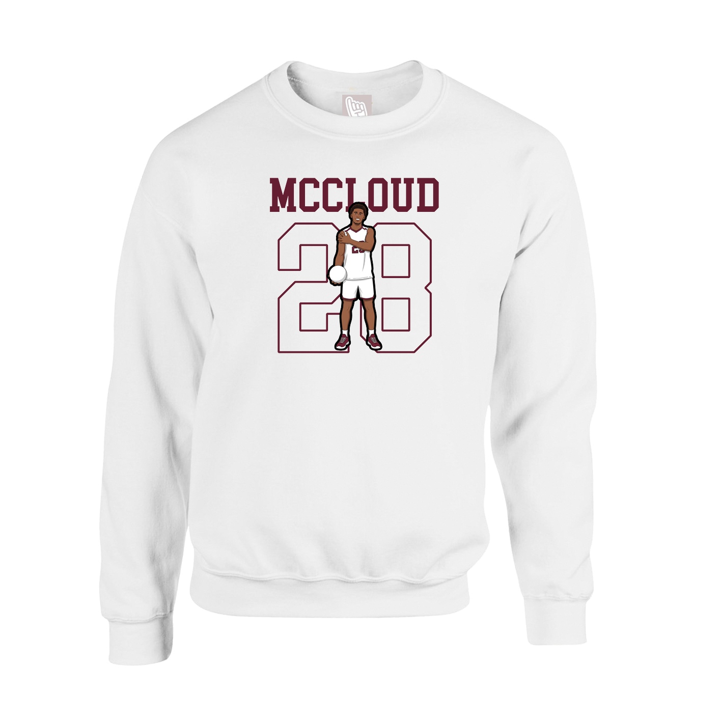 Fleece Crew — Shirsey in White
