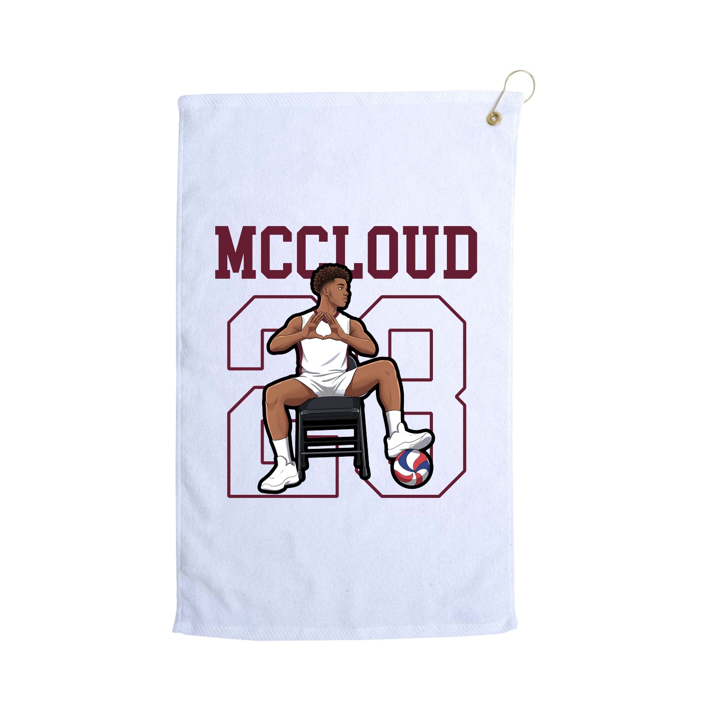 Golf Towel — Shirsey in White