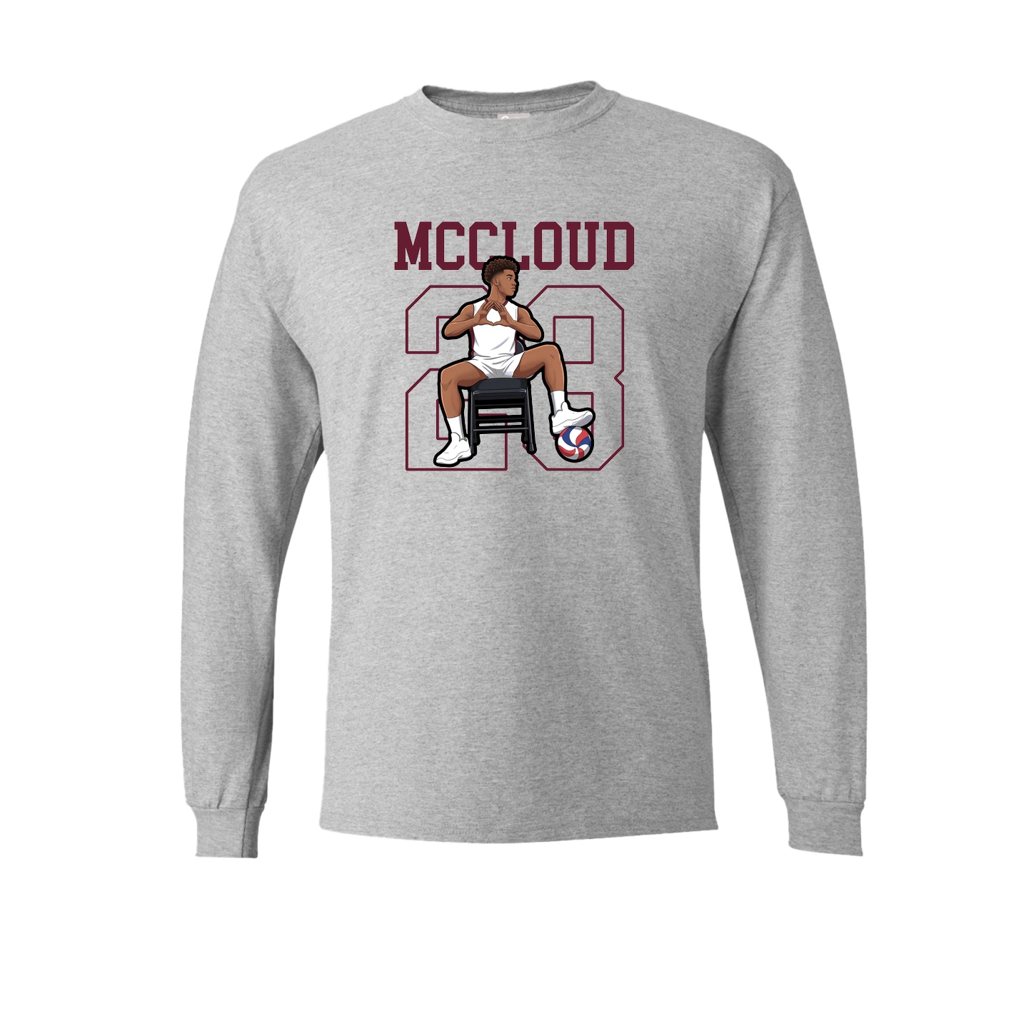 Long Sleeve Tee — Shirsey in Grey