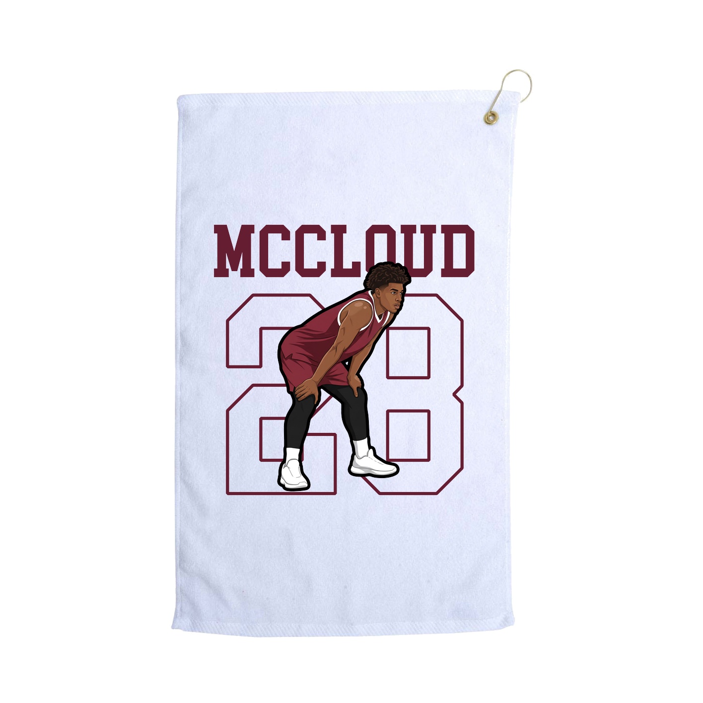 Golf Towel — Shirsey in White