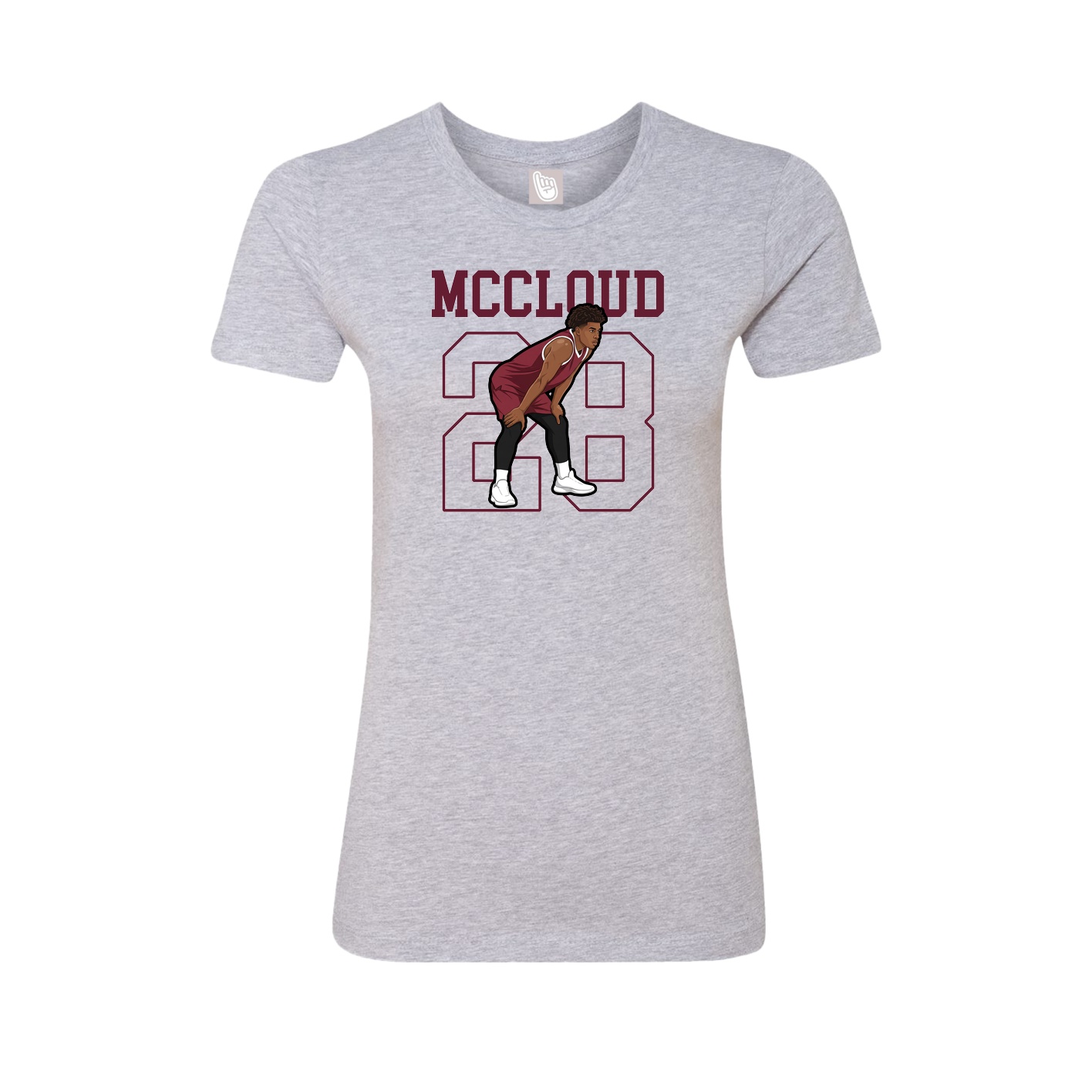Fitted Women's Tee — Shirsey in Grey
