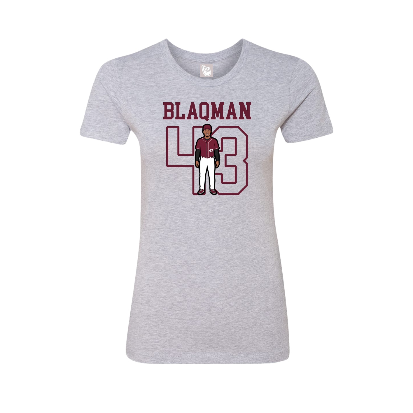 Fitted Women's Tee — Shirsey in Grey