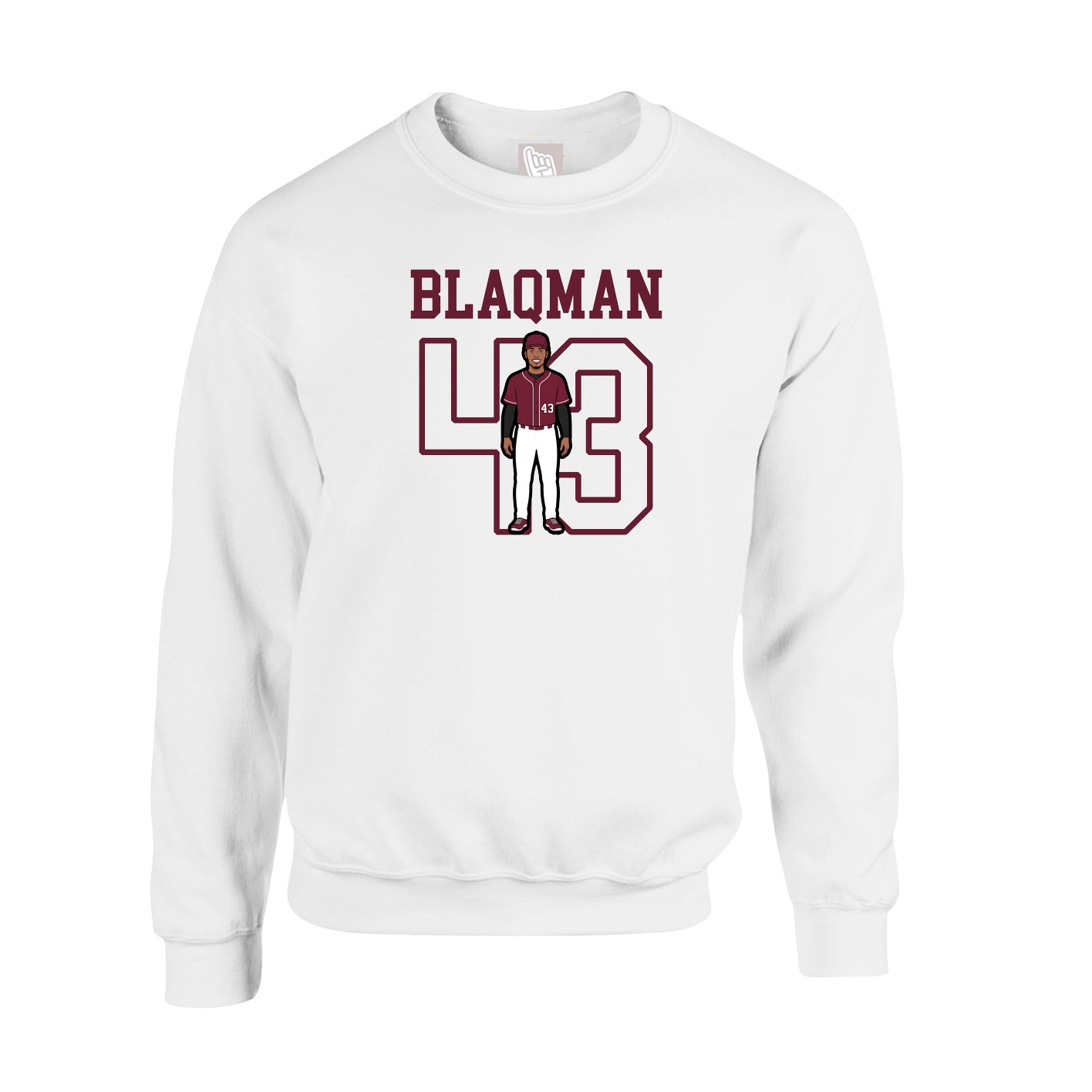 Fleece Crew — Shirsey in White