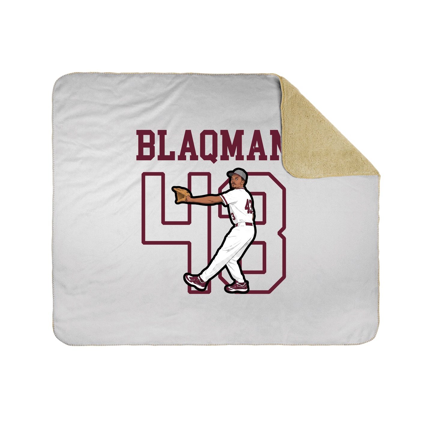 Throw Blanket — Shirsey in White