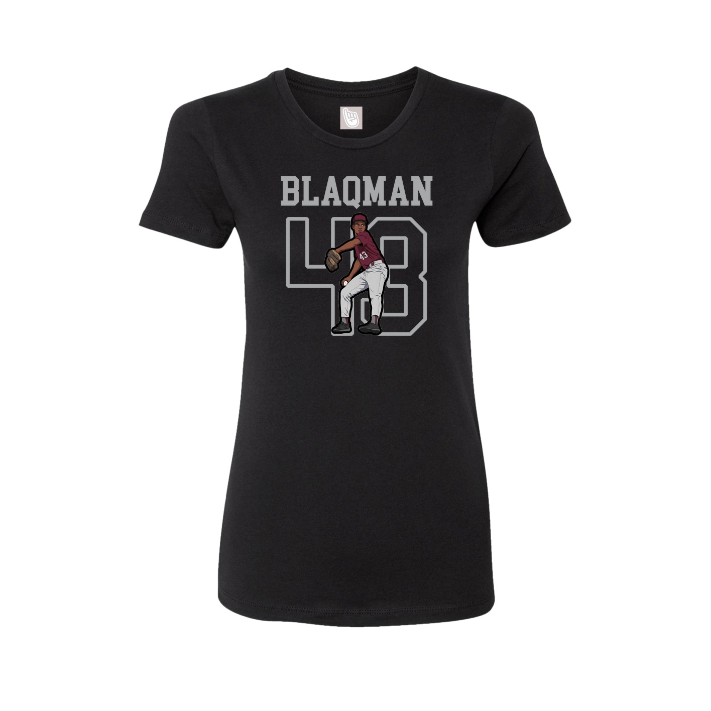 Fitted Women's Tee — Shirsey in Black