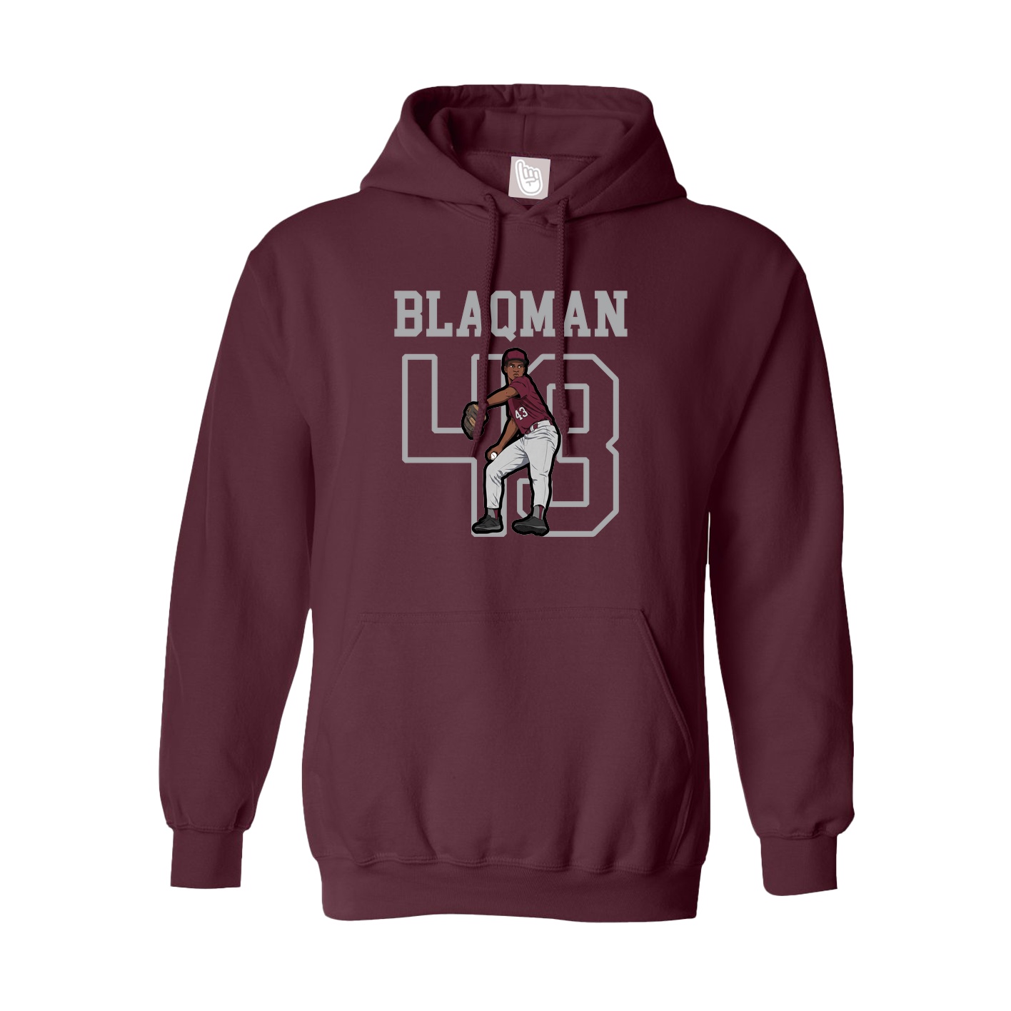Hoodie — Shirsey in Maroon