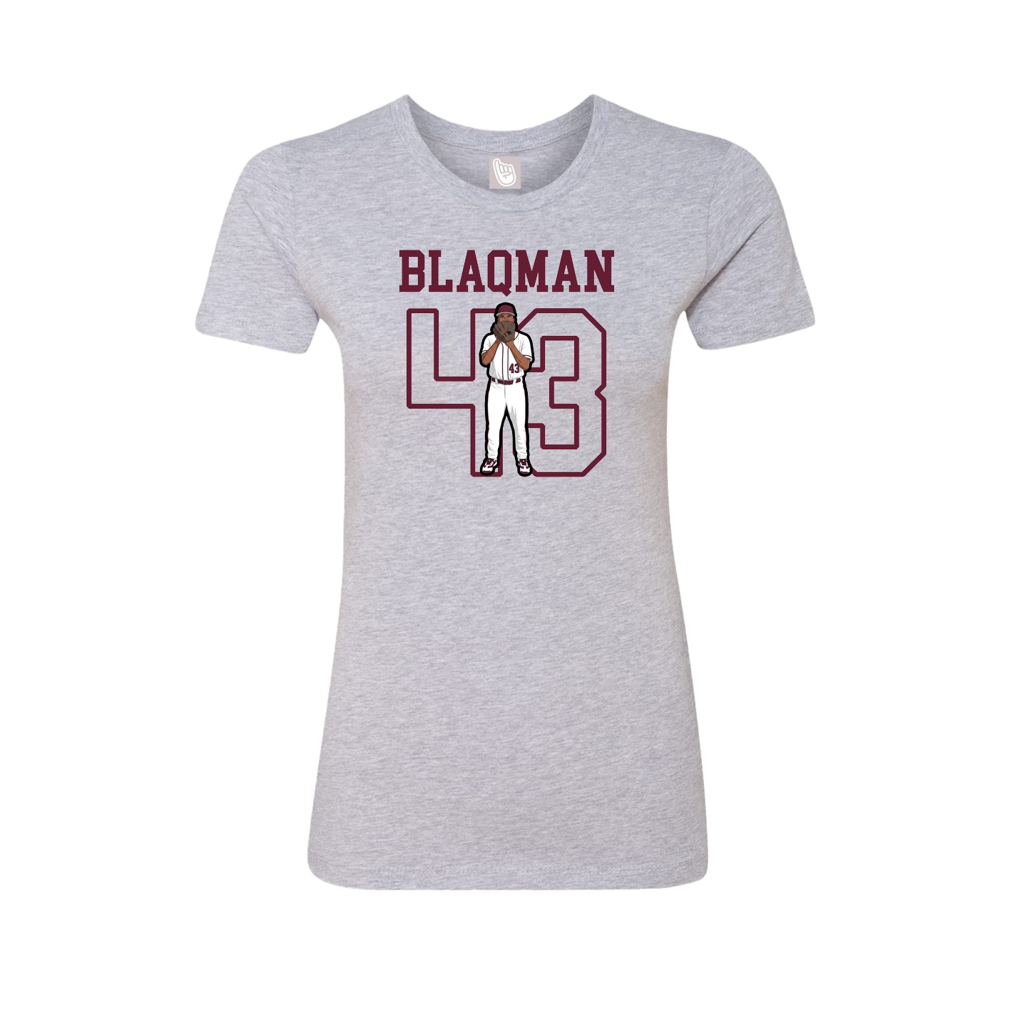 Fitted Women's Tee — Shirsey in Grey