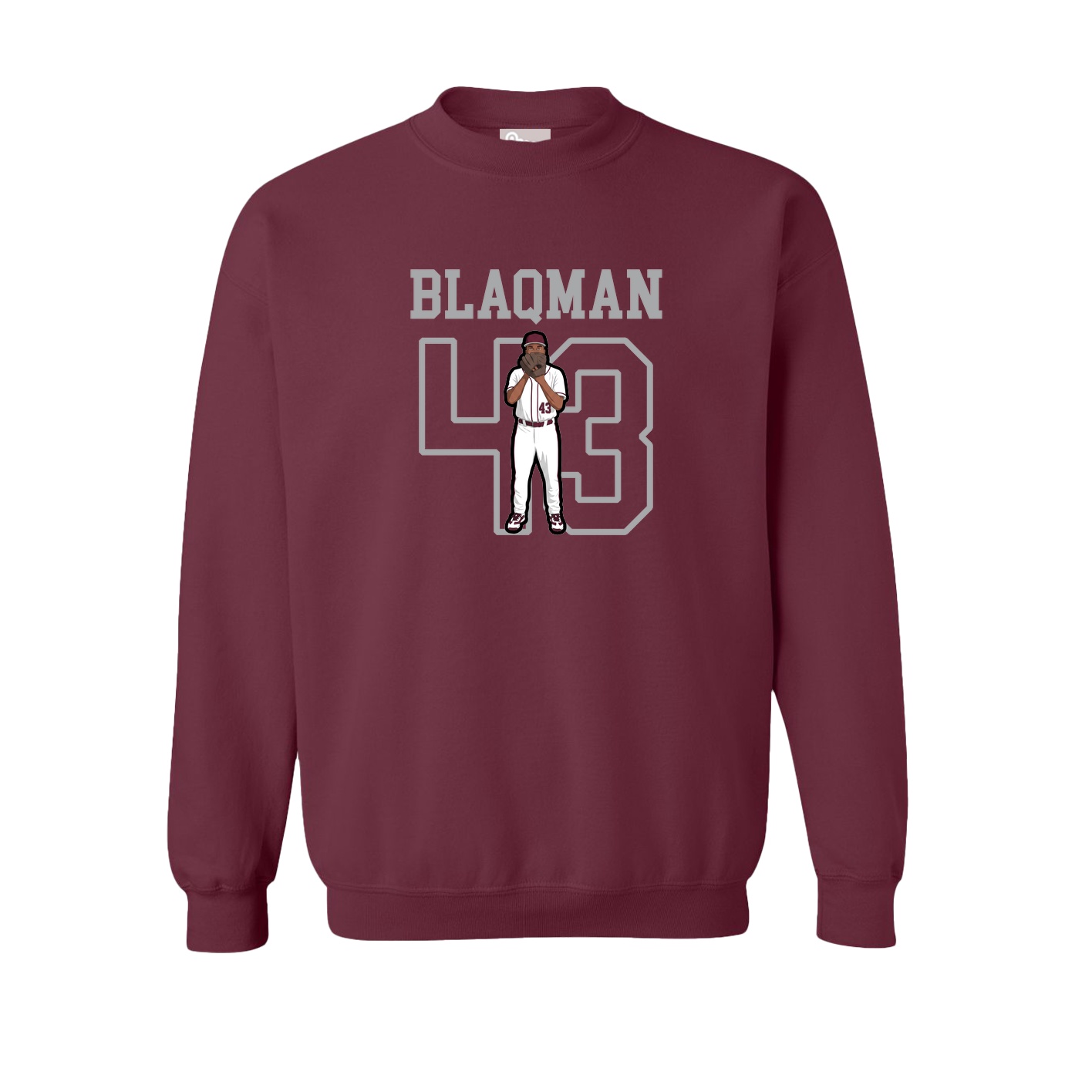 Fleece Crew — Shirsey in Maroon