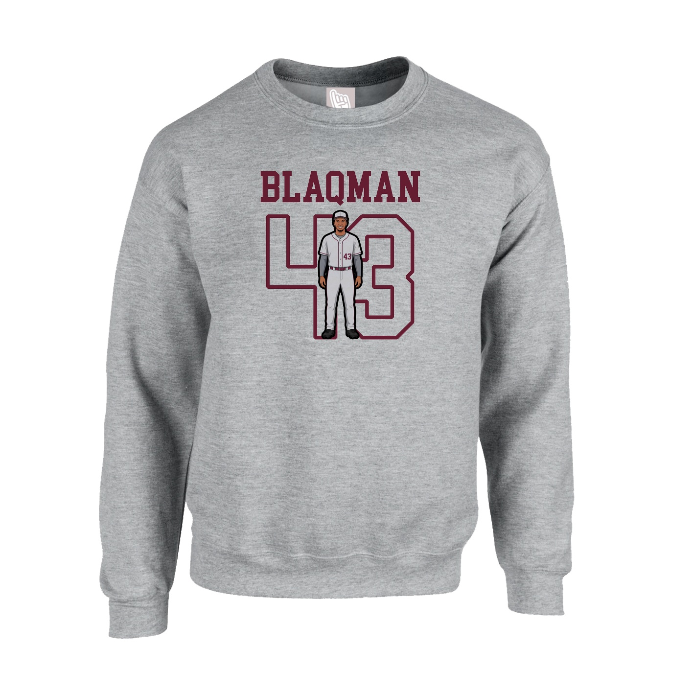 Fleece Crew — Shirsey in Grey
