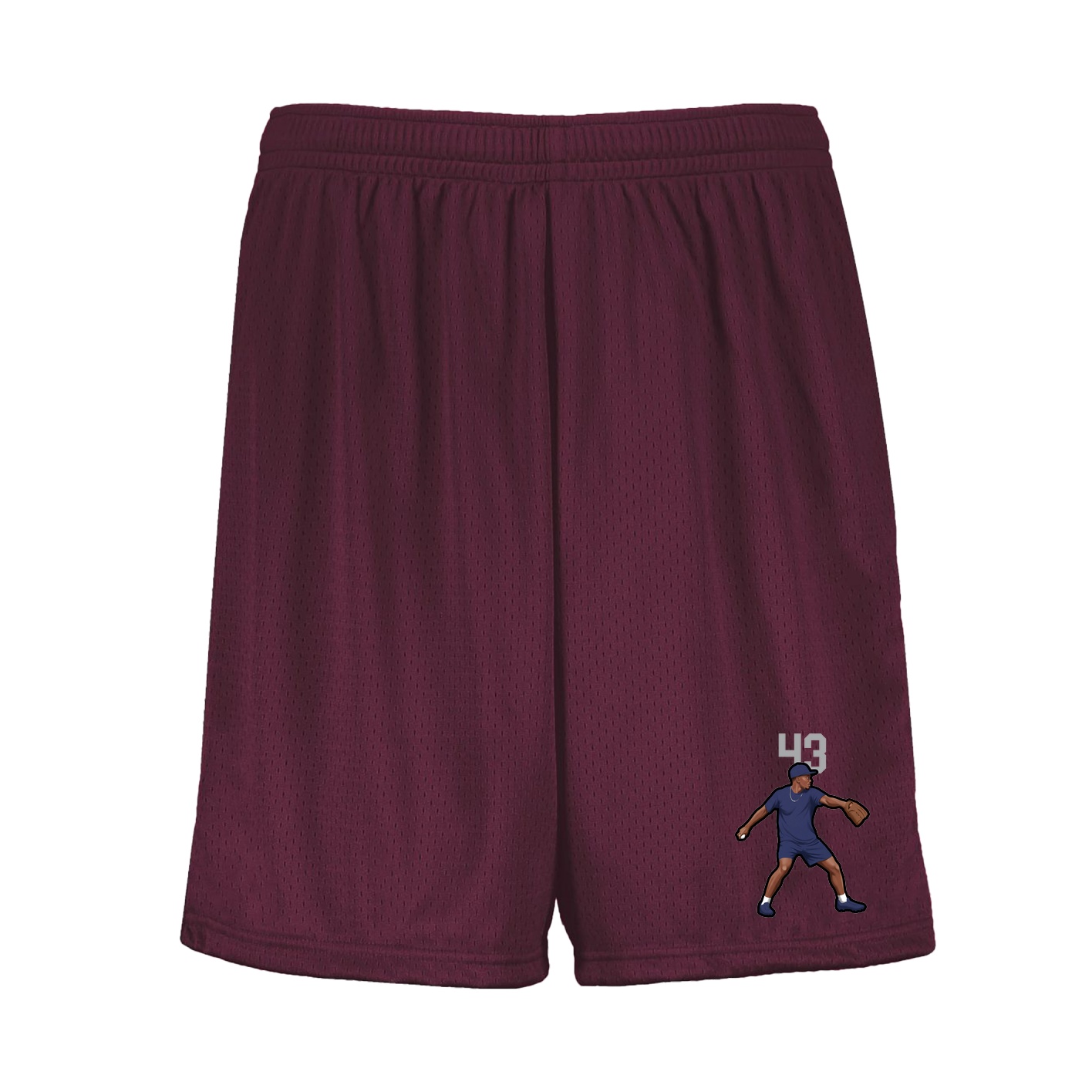 Shorts — Number Top in Maroon