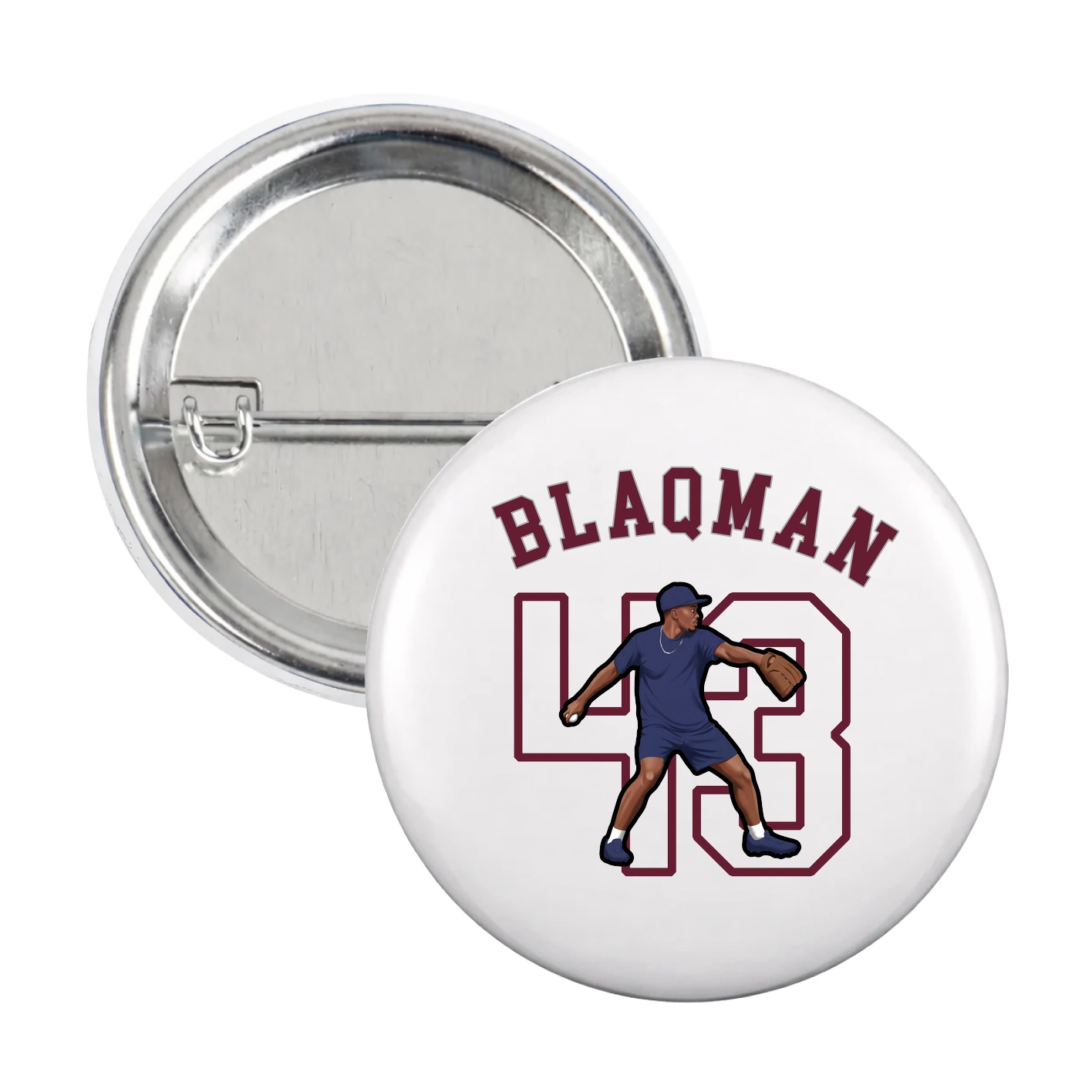 Game Day Button — Shirsey Arch in White