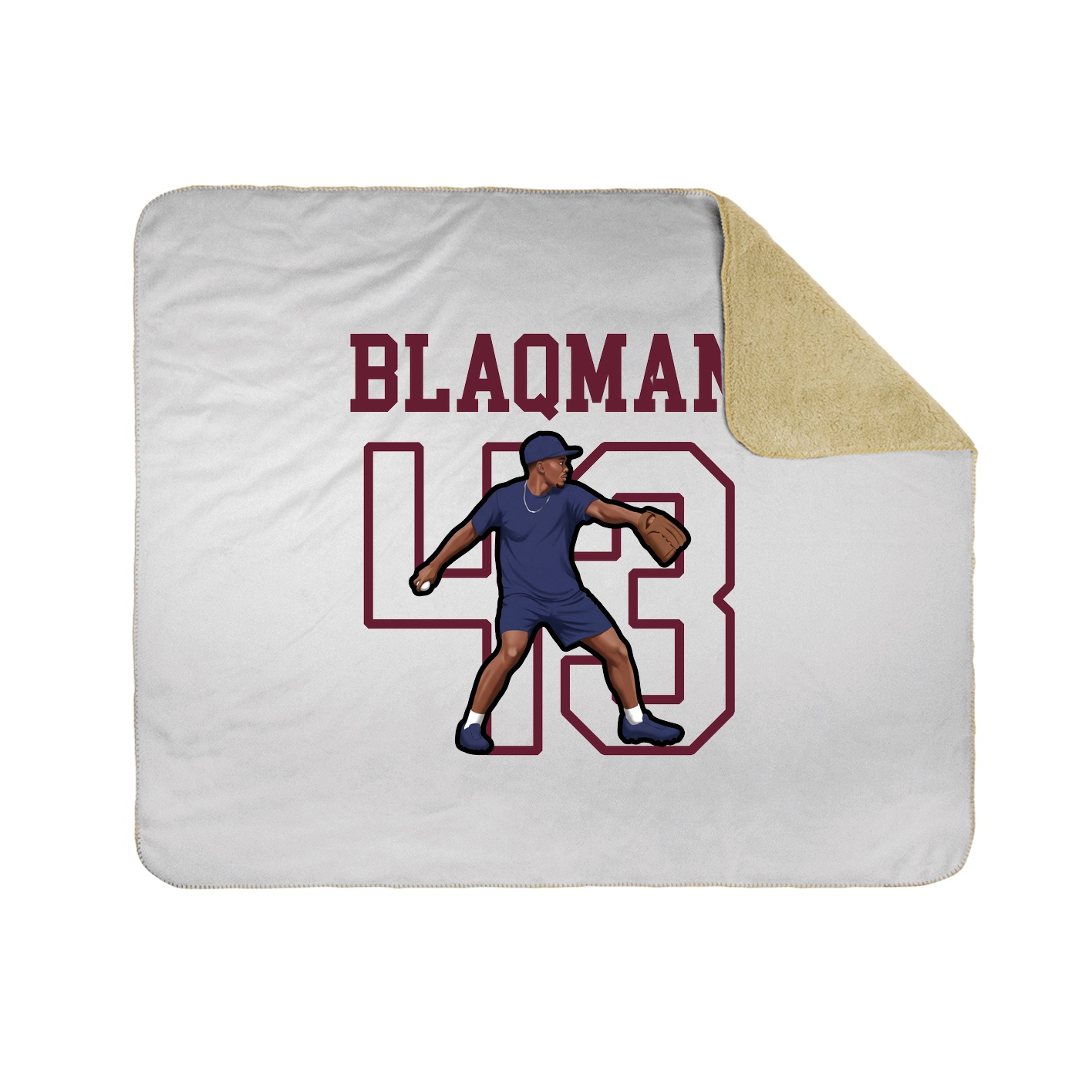 Throw Blanket — Shirsey in White