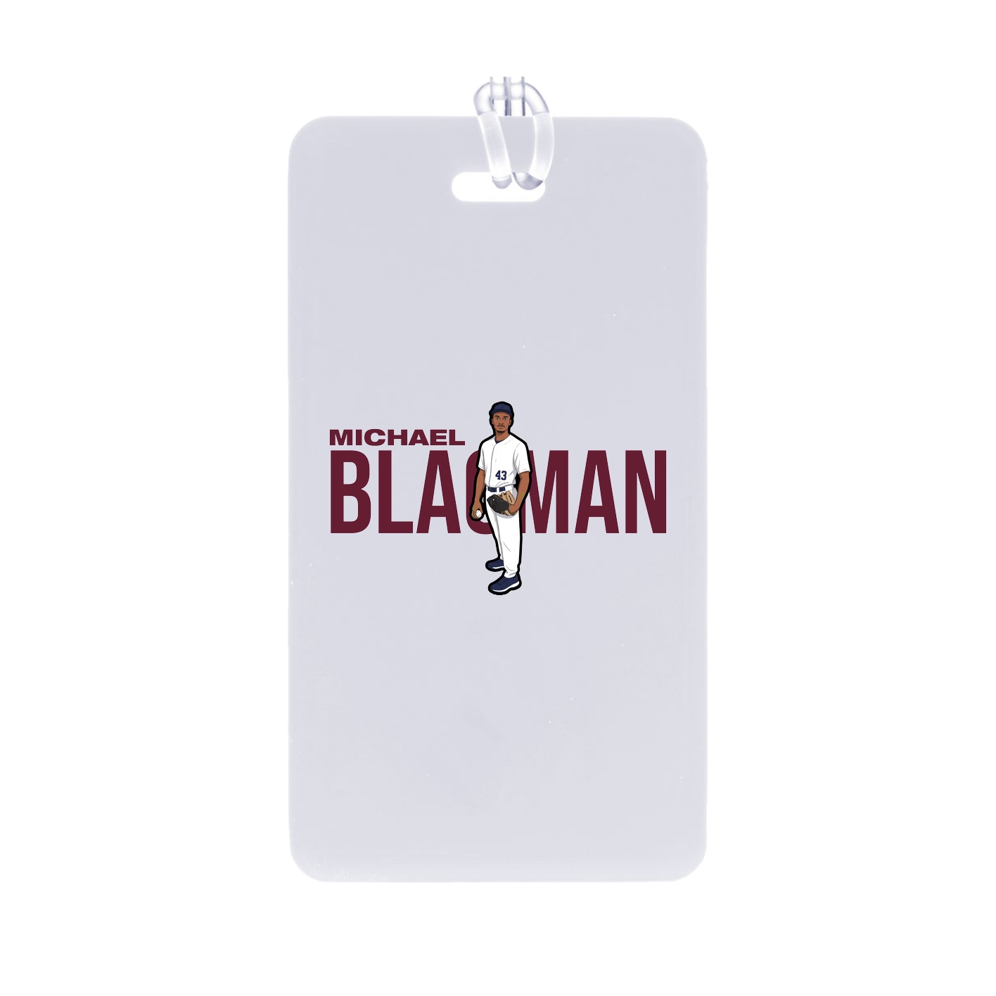 Bag Tag — Player Name in Classic
