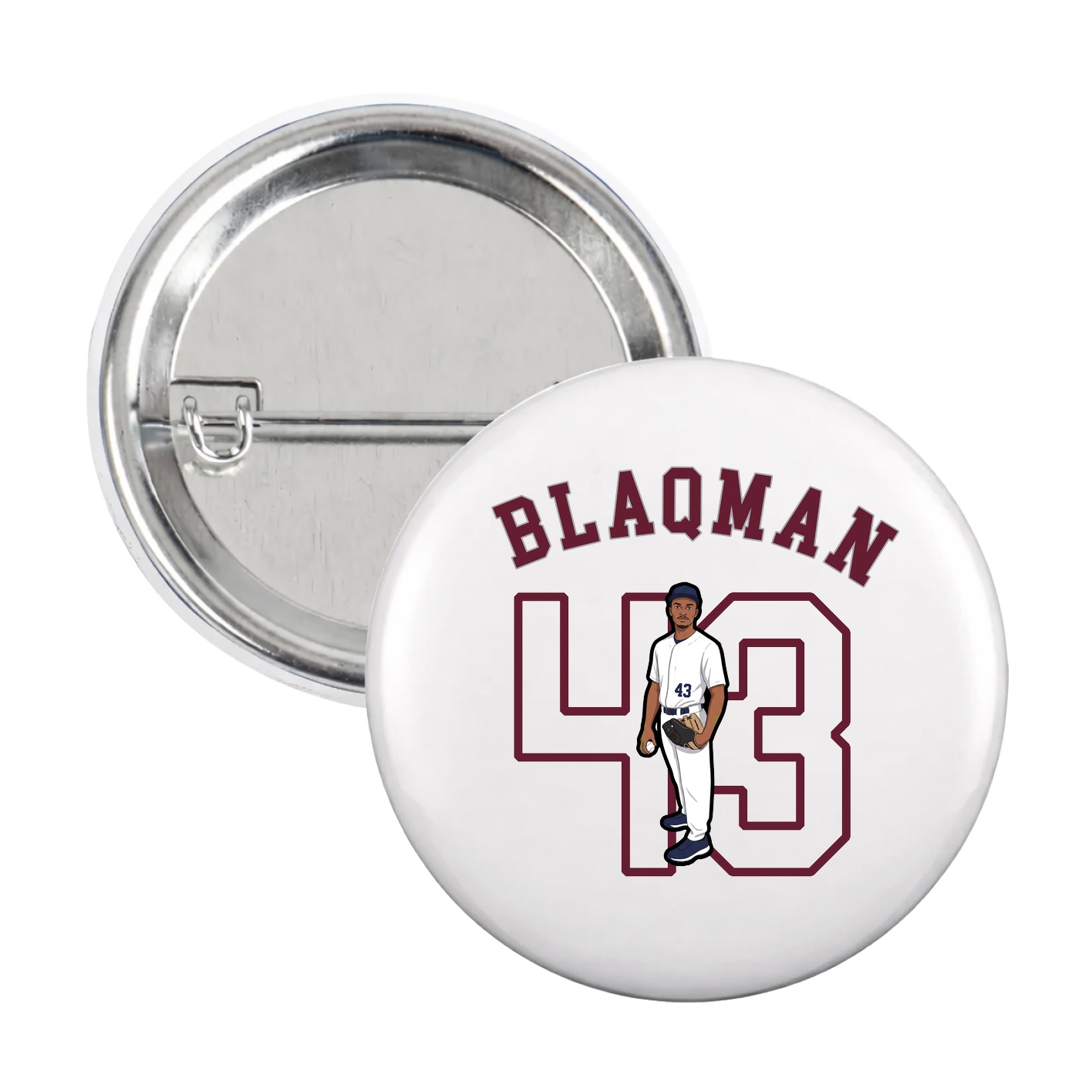 Game Day Button — Shirsey Arch in White