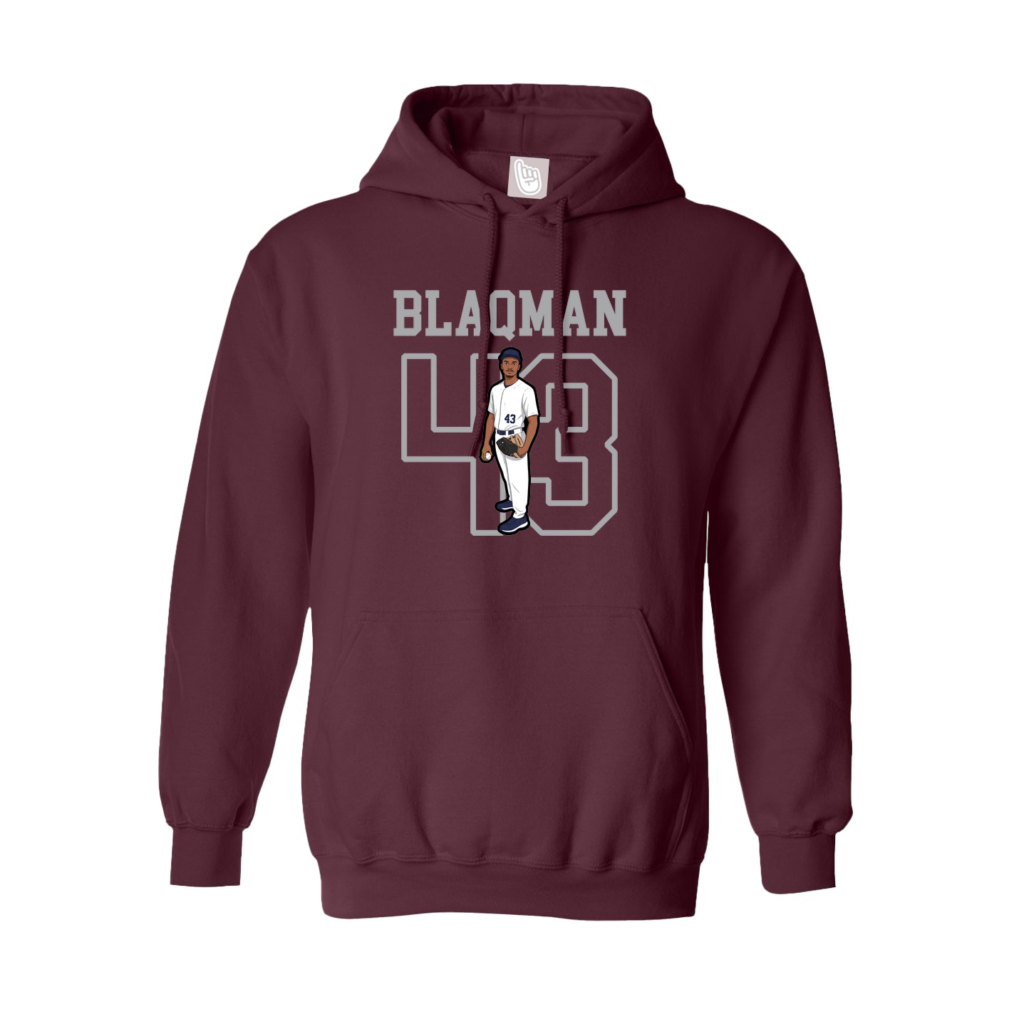 Hoodie — Shirsey in Maroon