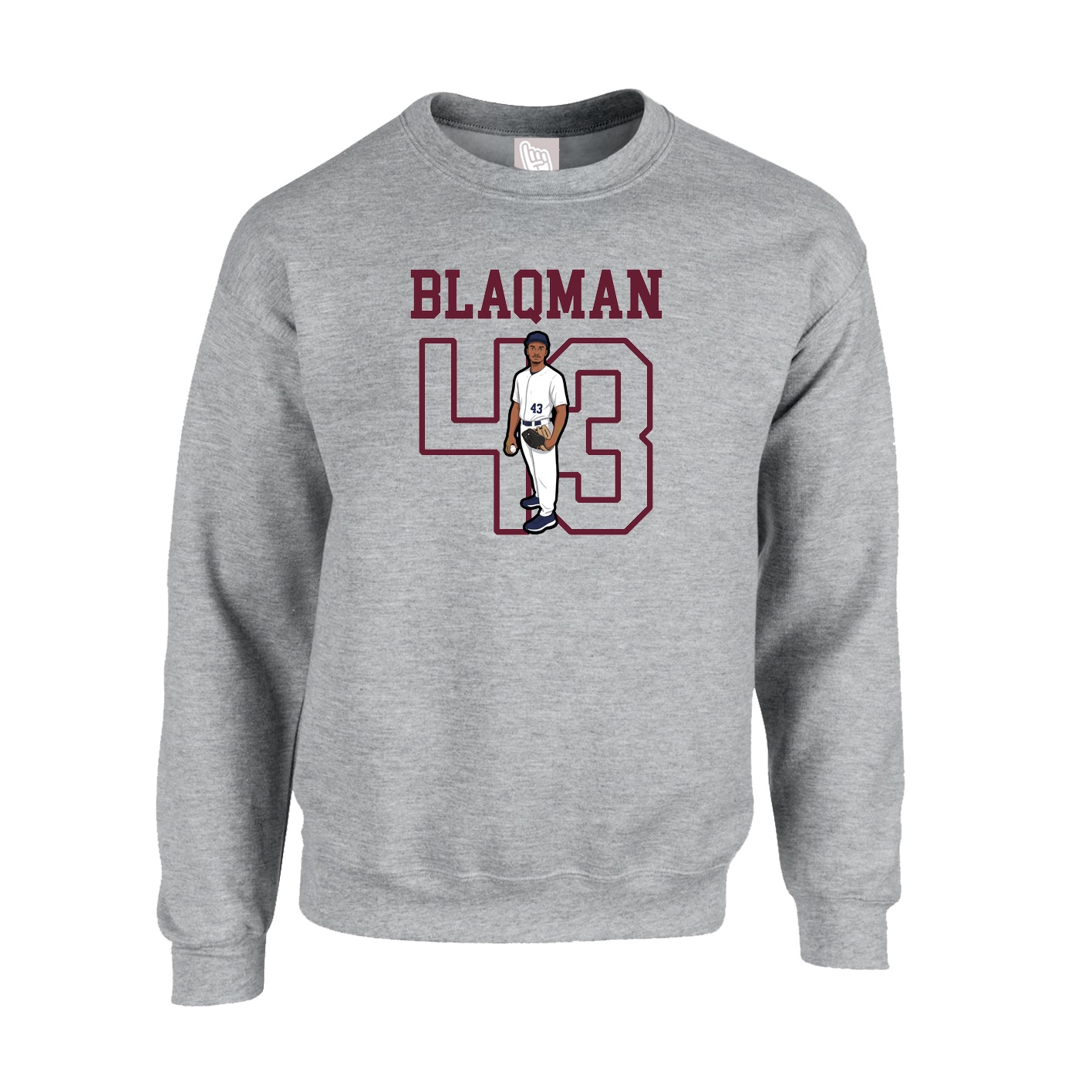 Fleece Crew — Shirsey in Grey