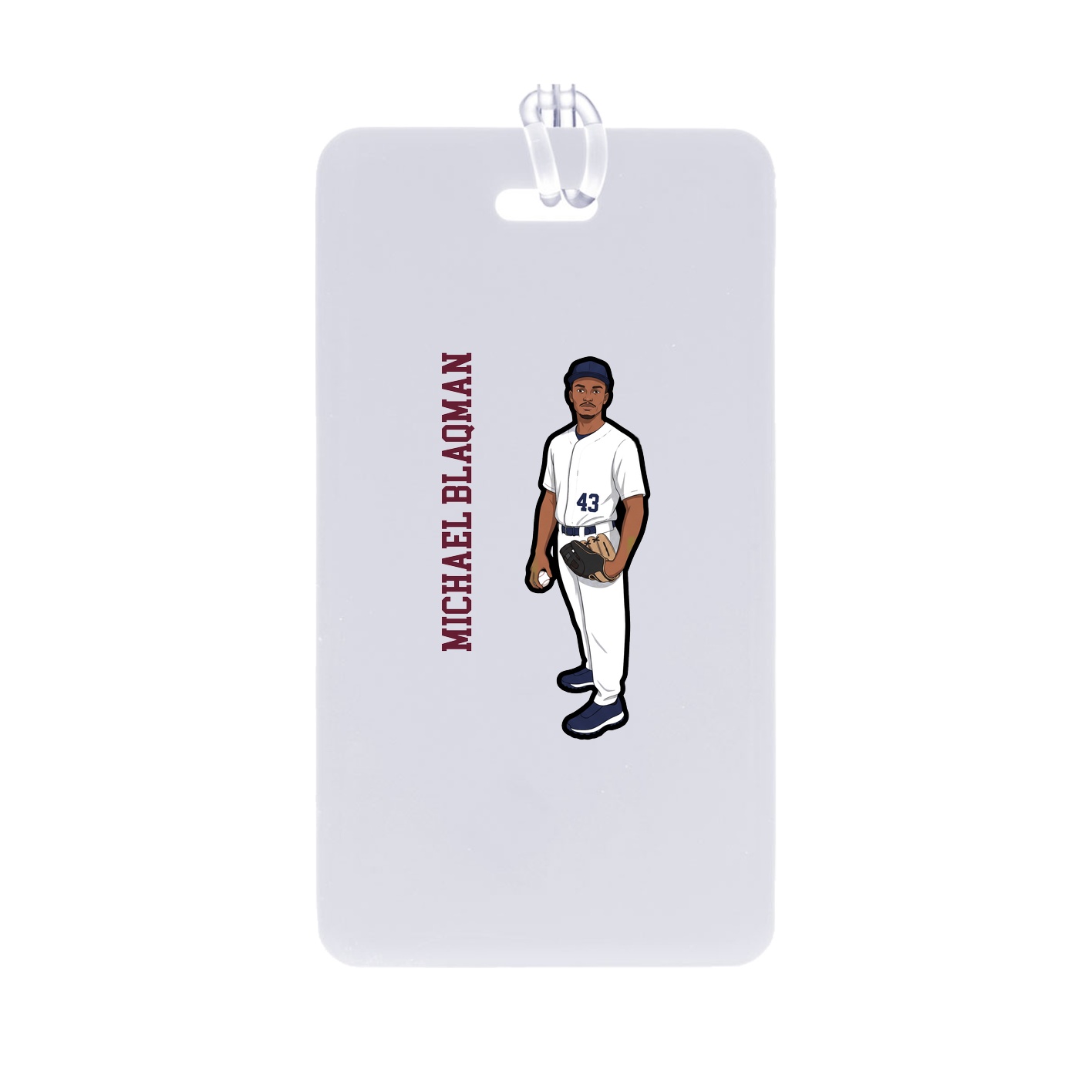 Bag Tag — Name Vertical in Classic